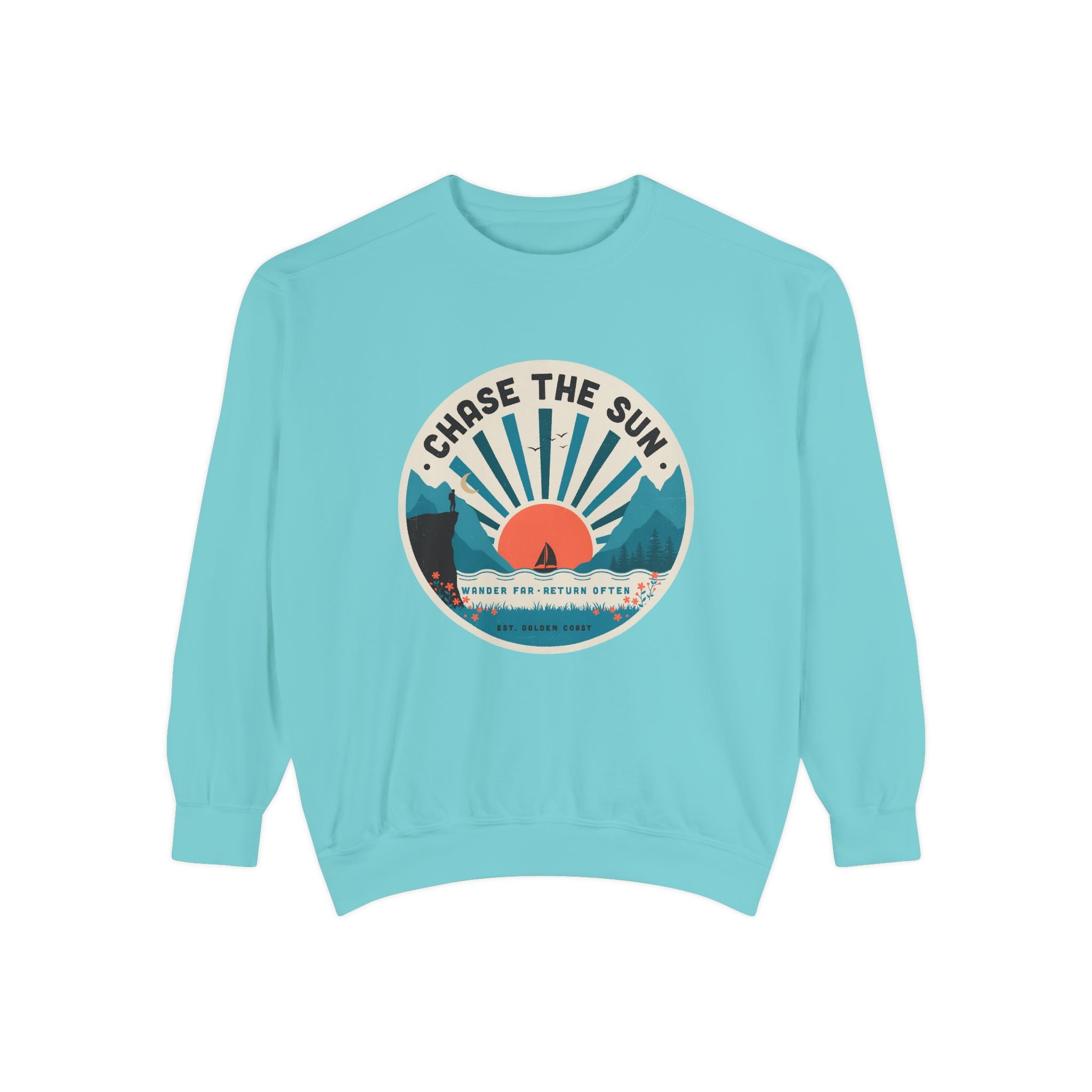 Chase the Sun Vintage Graphic Sweatshirt