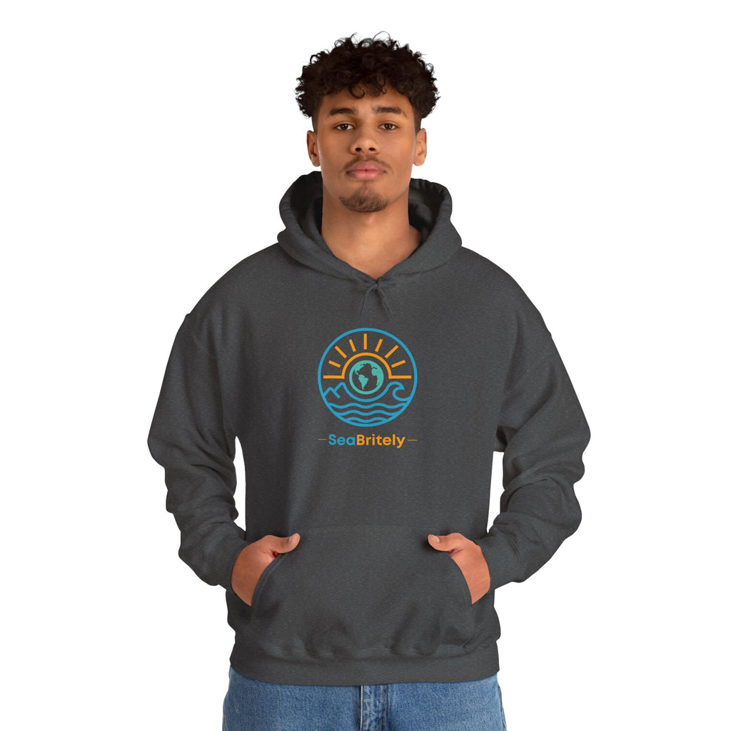 Coastal Calm Hoodie —  Cotton Blend Pullover
