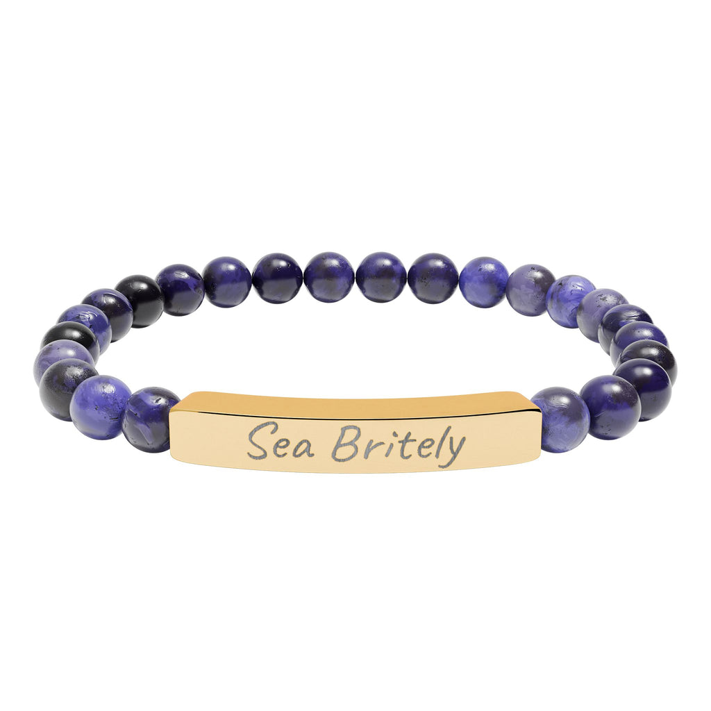 Sea Britely Natural Stone Stretch Bracelet