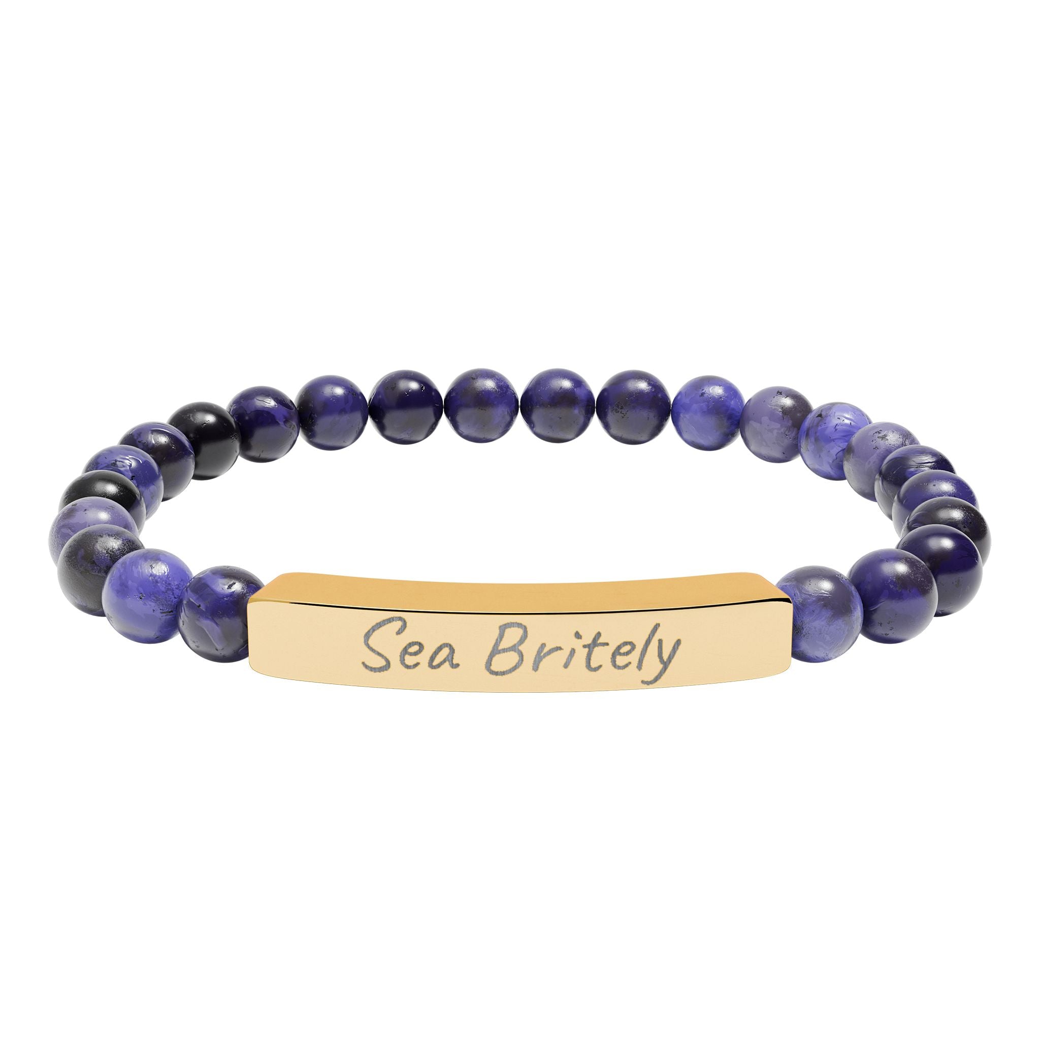 Sea Britely Natural Stone Stretch Bracelet