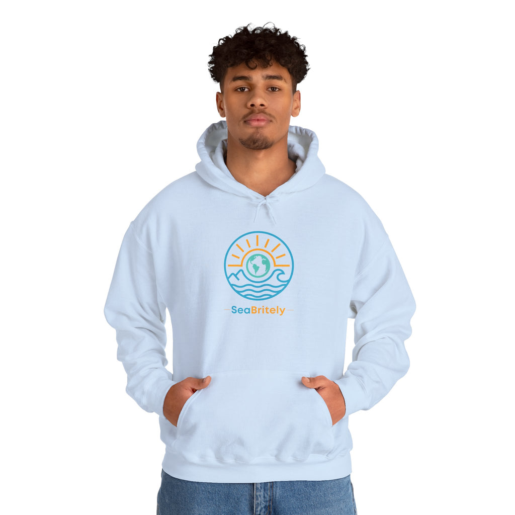 Coastal Calm Hoodie —  Cotton Blend Pullover