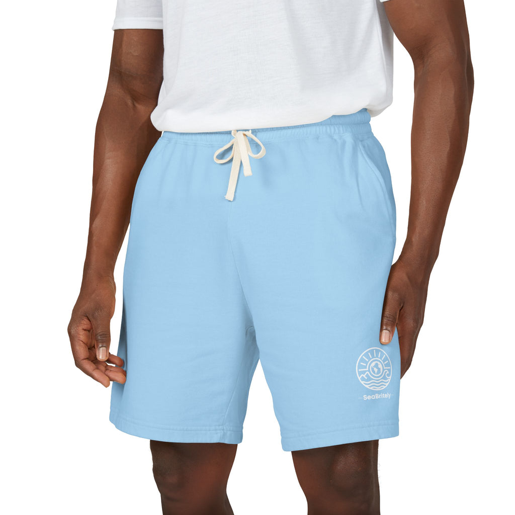 Lightweight Fleece Sweat Shorts — Garment-Dyed Casual Lounge Shorts