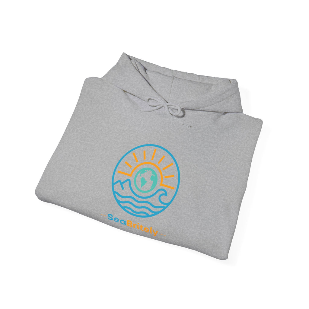 Coastal Calm Hoodie —  Cotton Blend Pullover