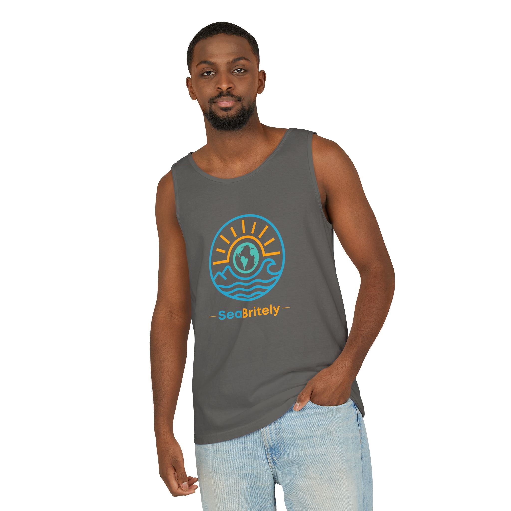 SeaBritey Logo Tank Top — Eco Surf Vibes Graphic Tank