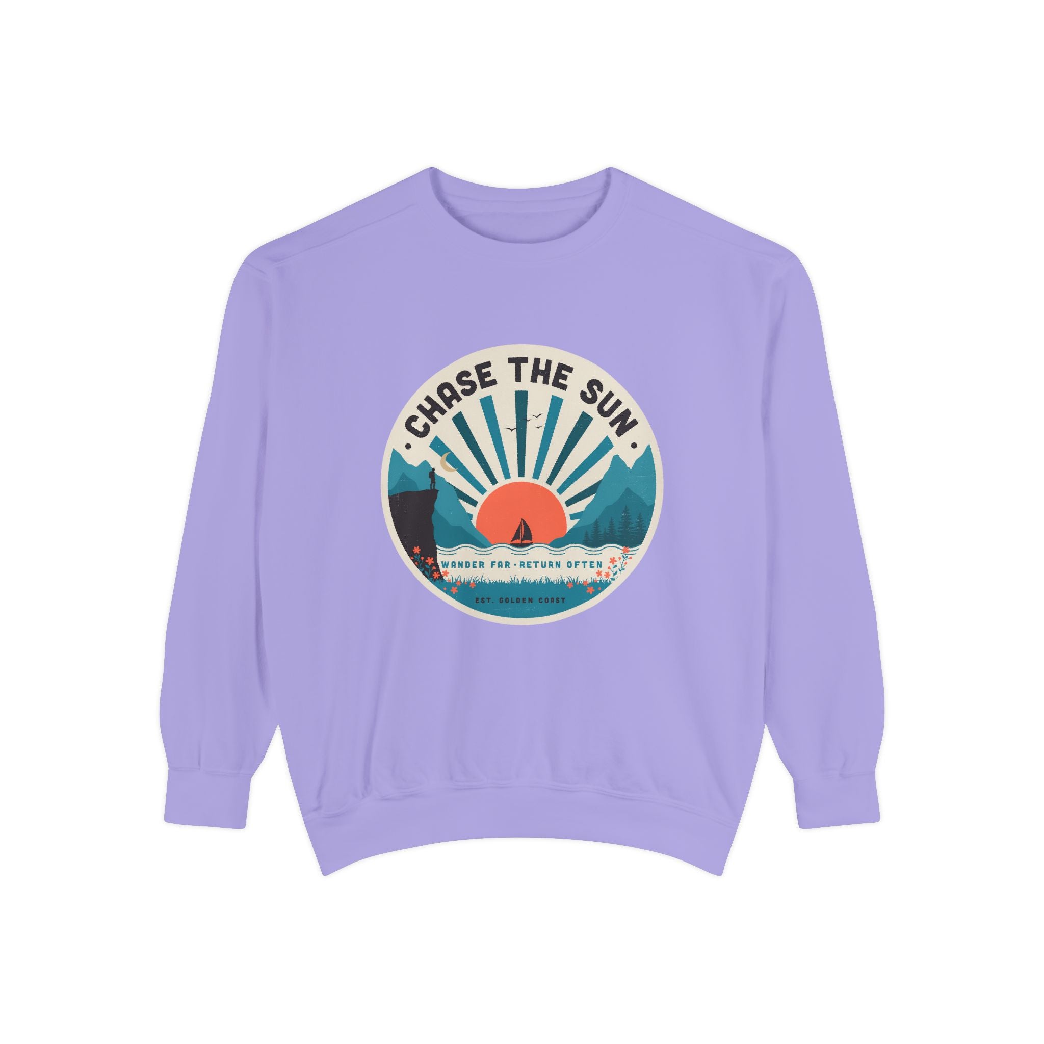 Chase the Sun Vintage Graphic Sweatshirt