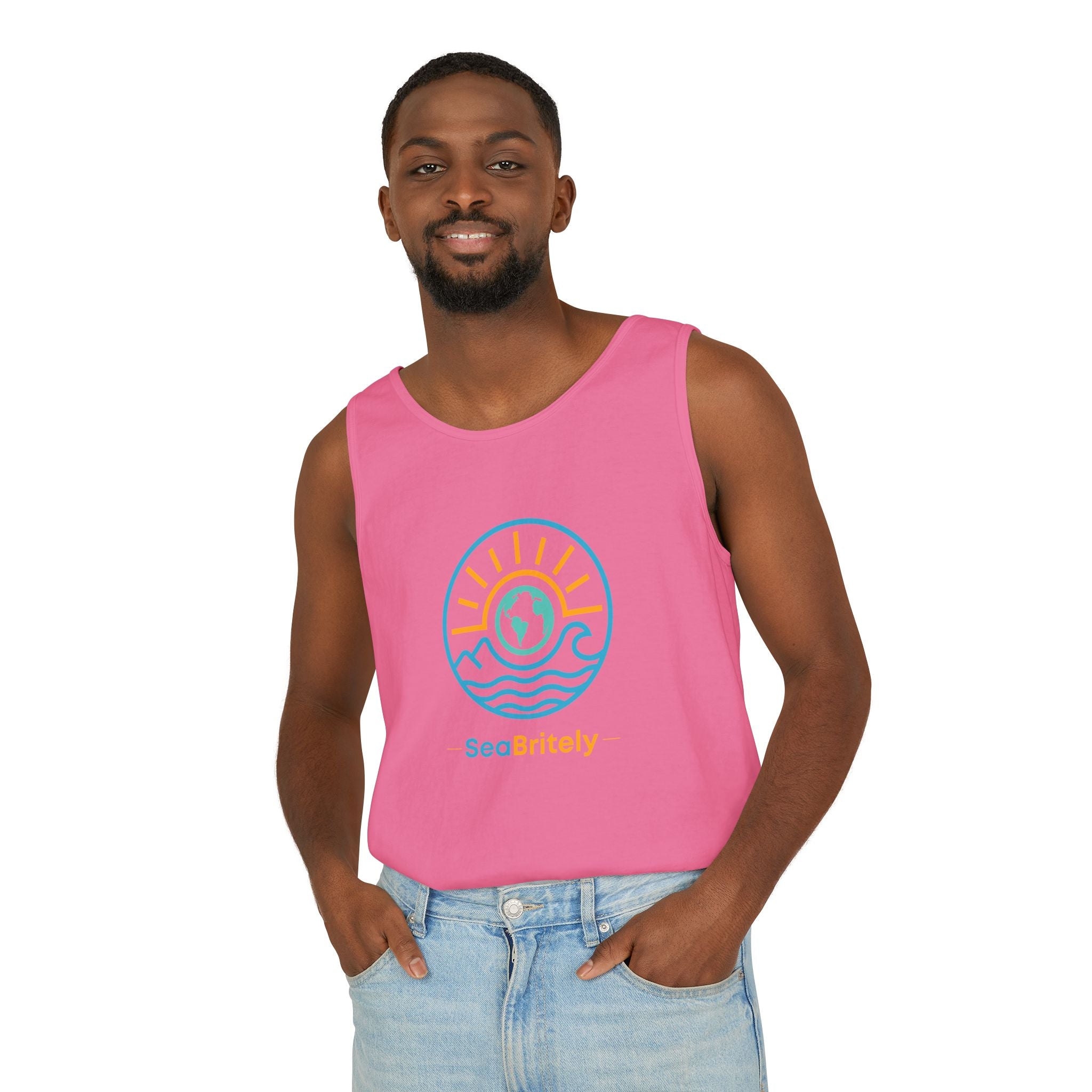 SeaBritey Logo Tank Top — Eco Surf Vibes Graphic Tank