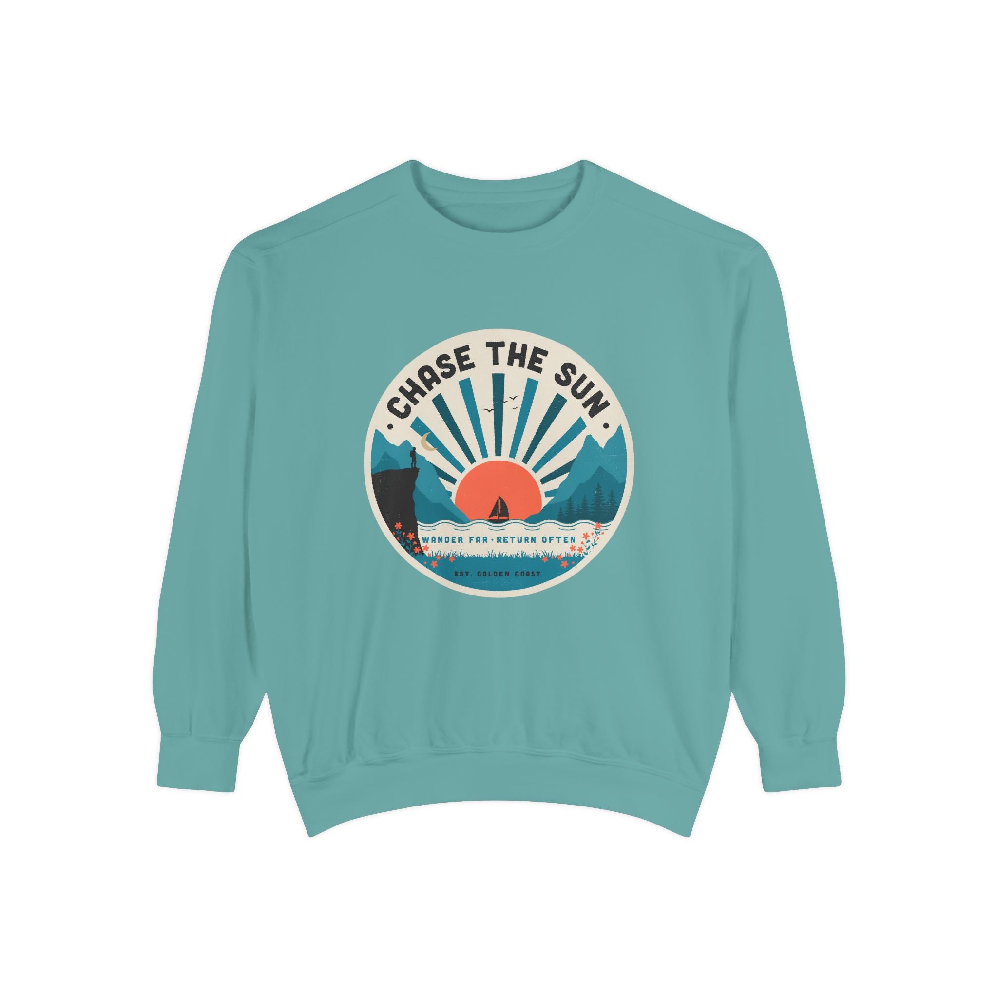 Chase the Sun Vintage Graphic Sweatshirt