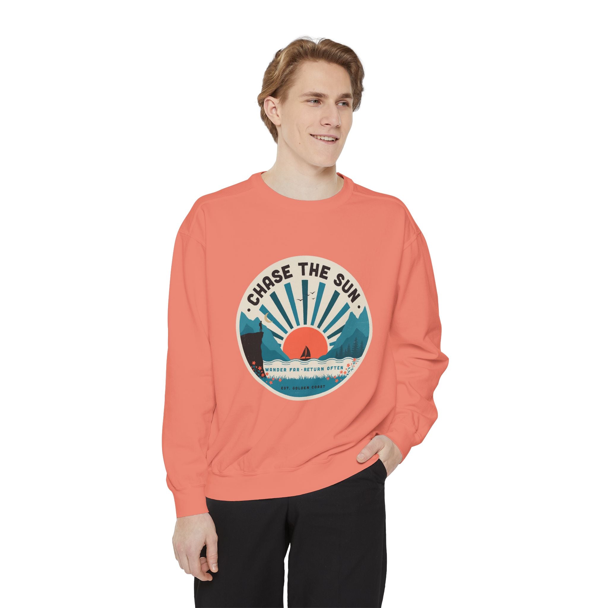 Chase the Sun Vintage Graphic Sweatshirt