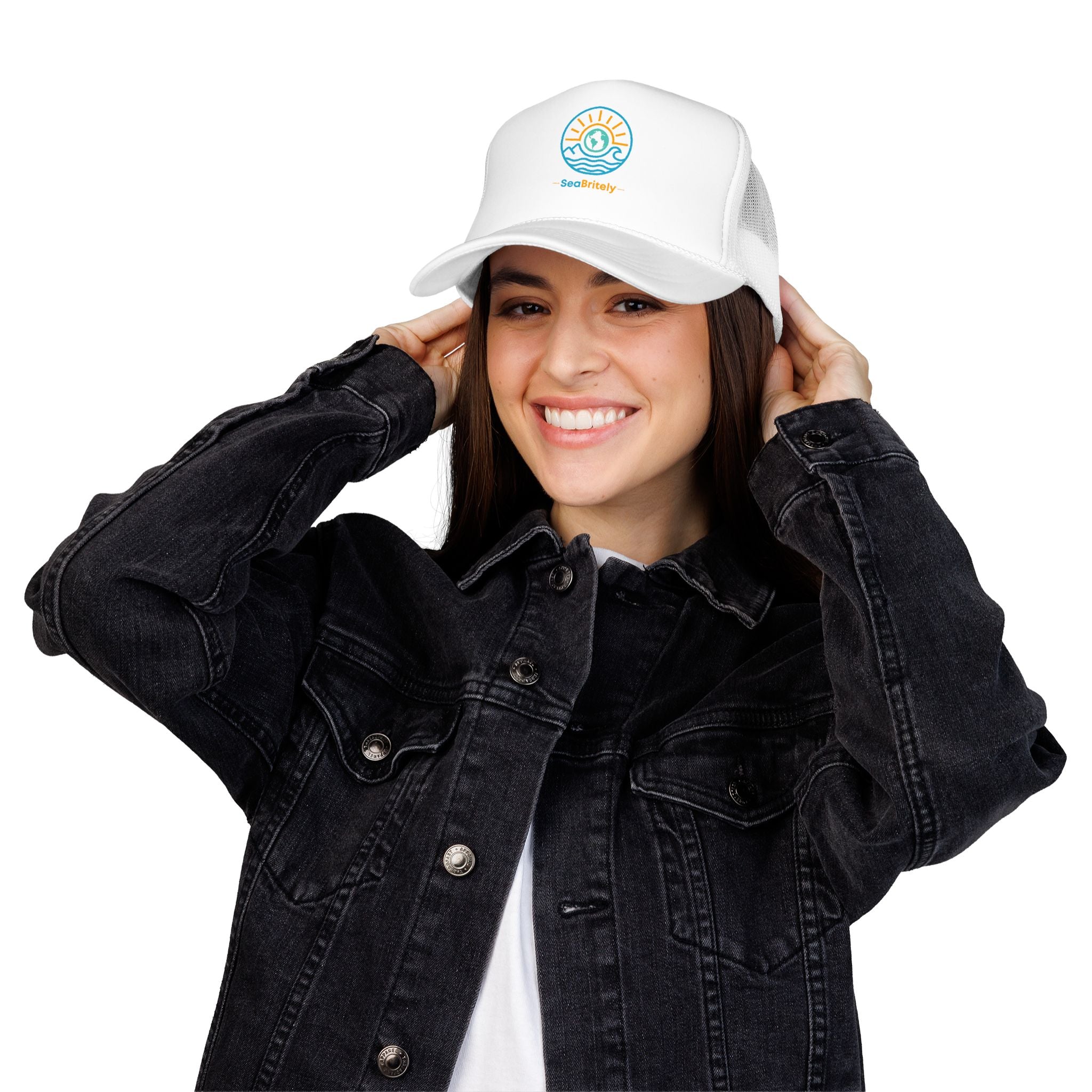 Sunrise Wave Trucker Cap - Foam Trucker Hat