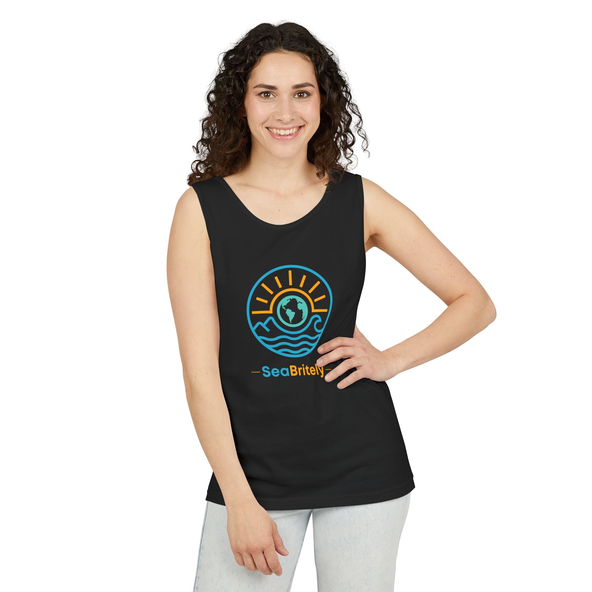 SeaBritey Logo Tank Top — Eco Surf Vibes Graphic Tank