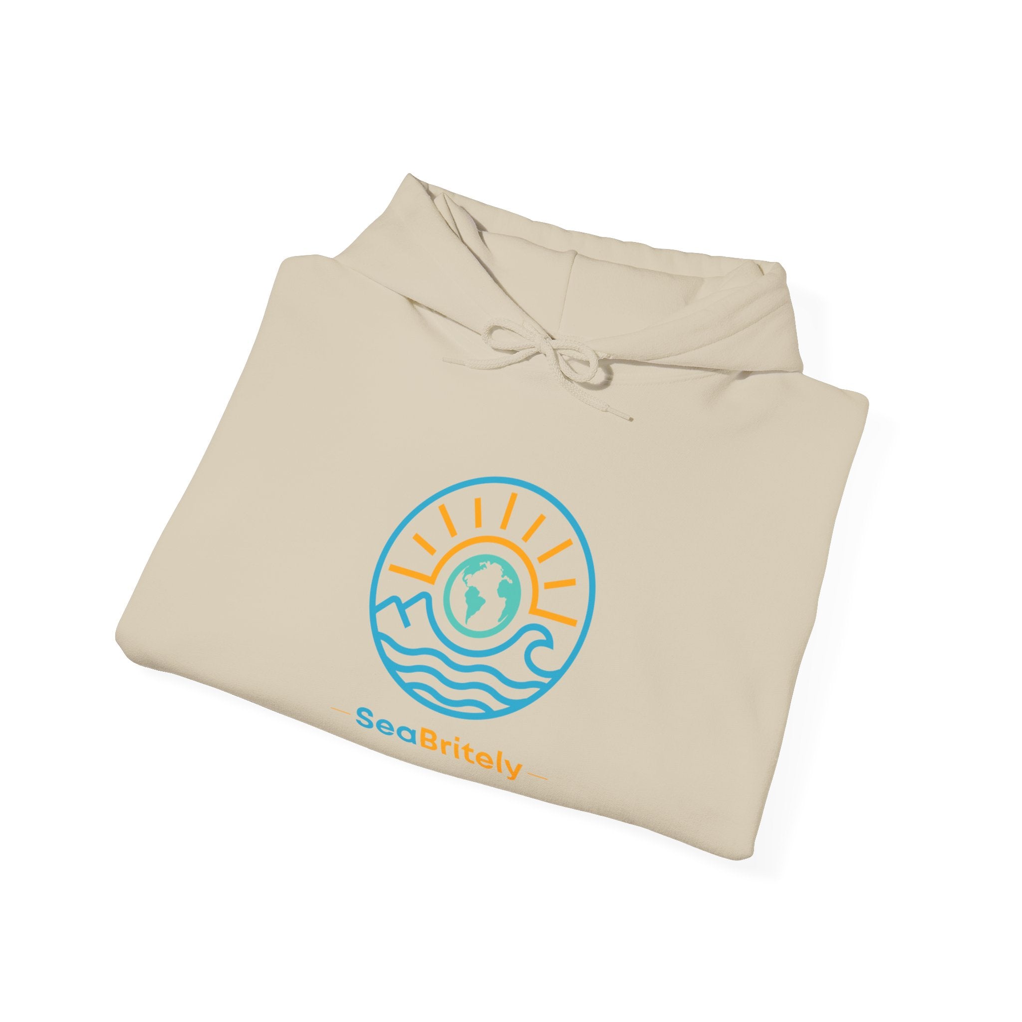 Coastal Calm Hoodie —  Cotton Blend Pullover