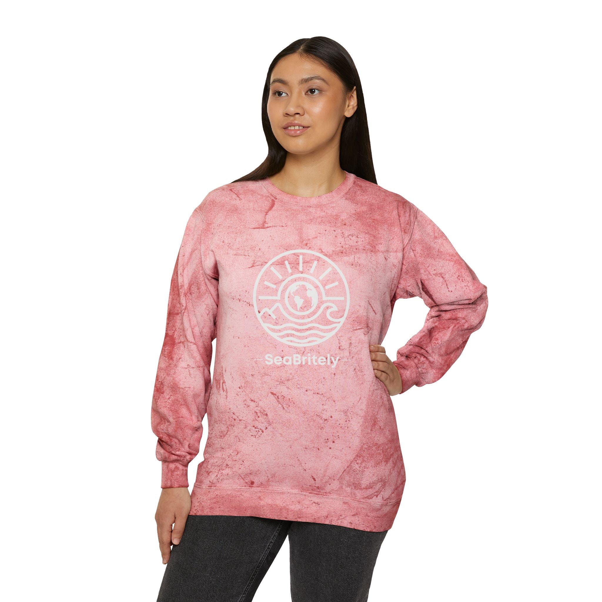 Sea Britely Tie-Dye Crewneck Sweatshirt