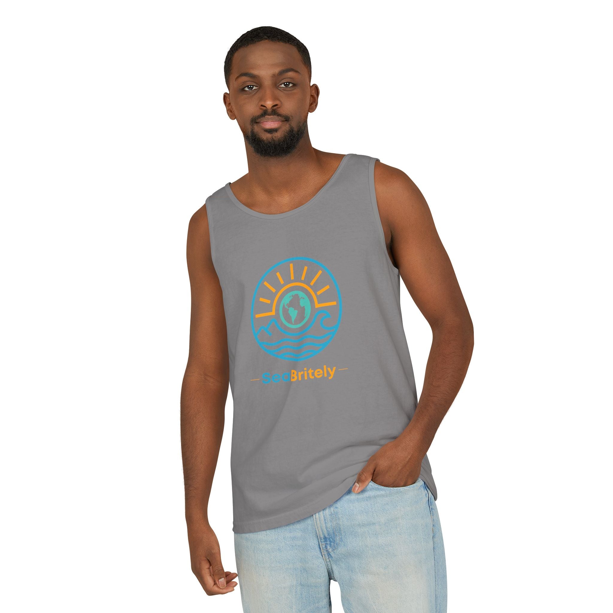 SeaBritey Logo Tank Top — Eco Surf Vibes Graphic Tank