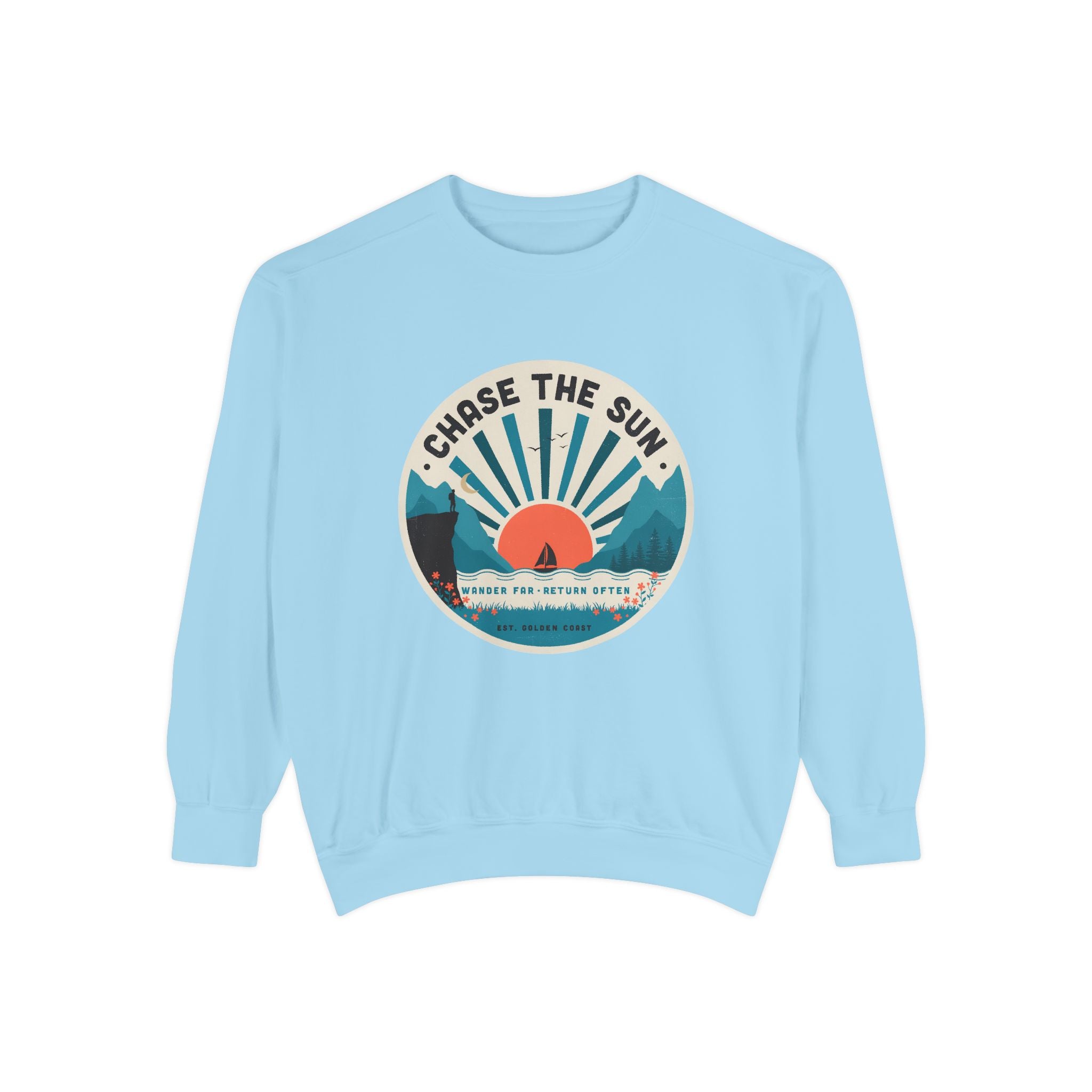 Chase the Sun Vintage Graphic Sweatshirt