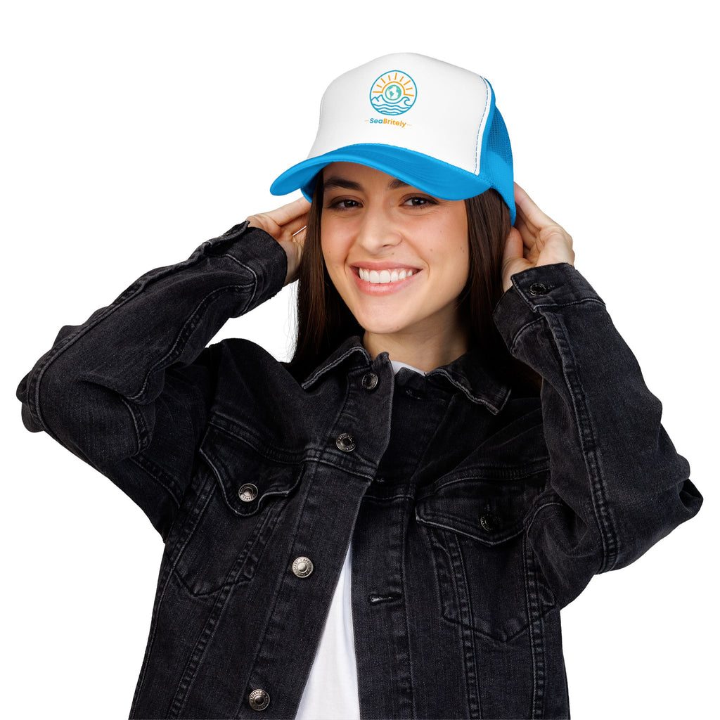 Sunrise Wave Trucker Cap - Foam Trucker Hat