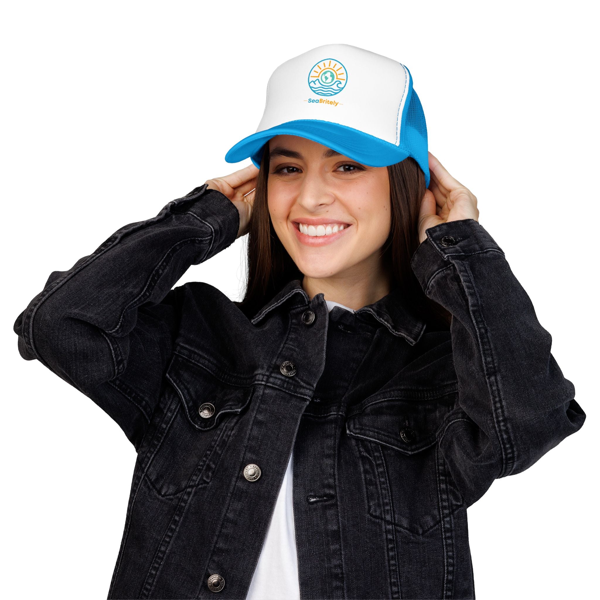 Sunrise Wave Trucker Cap - Foam Trucker Hat