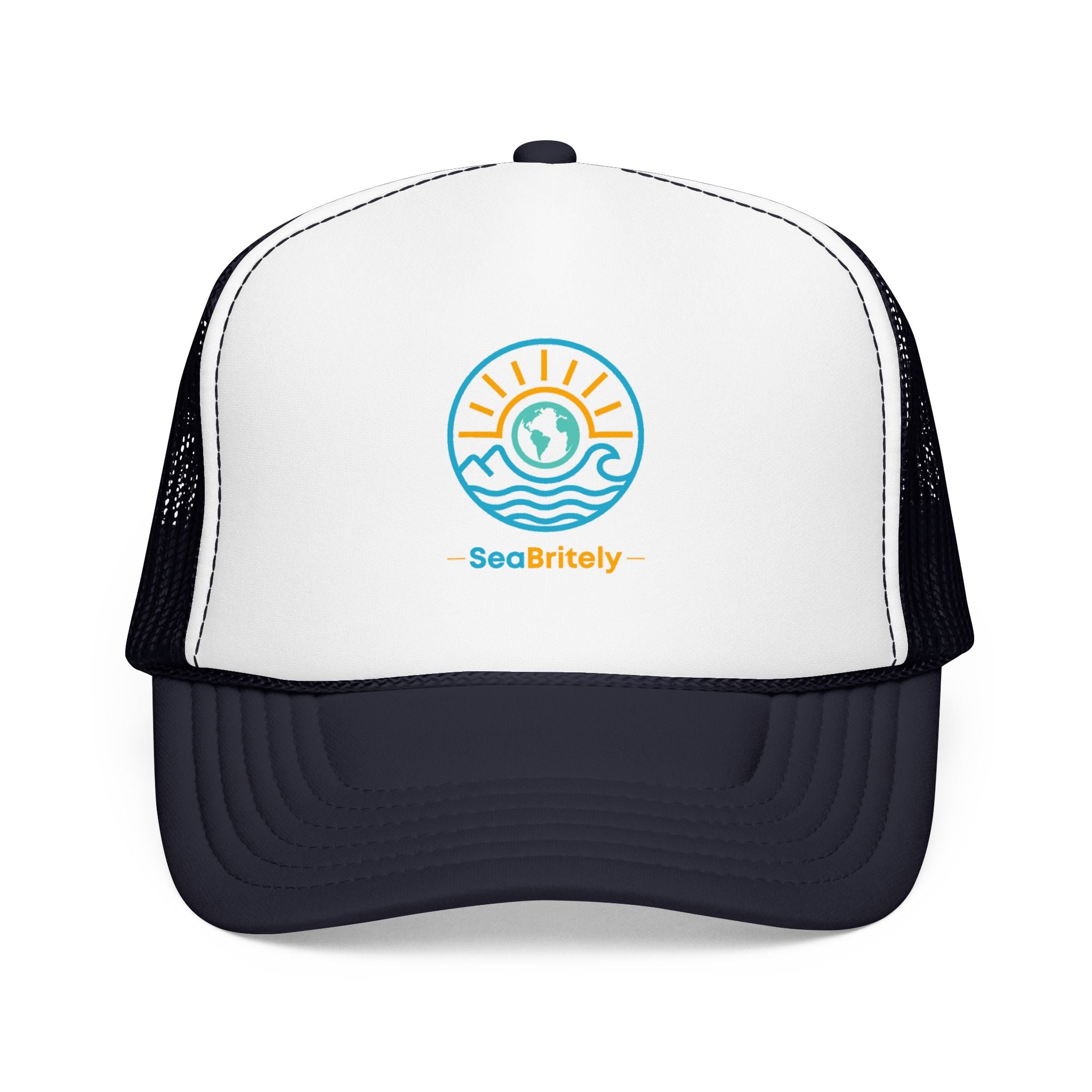 Sunrise Wave Trucker Cap - Foam Trucker Hat