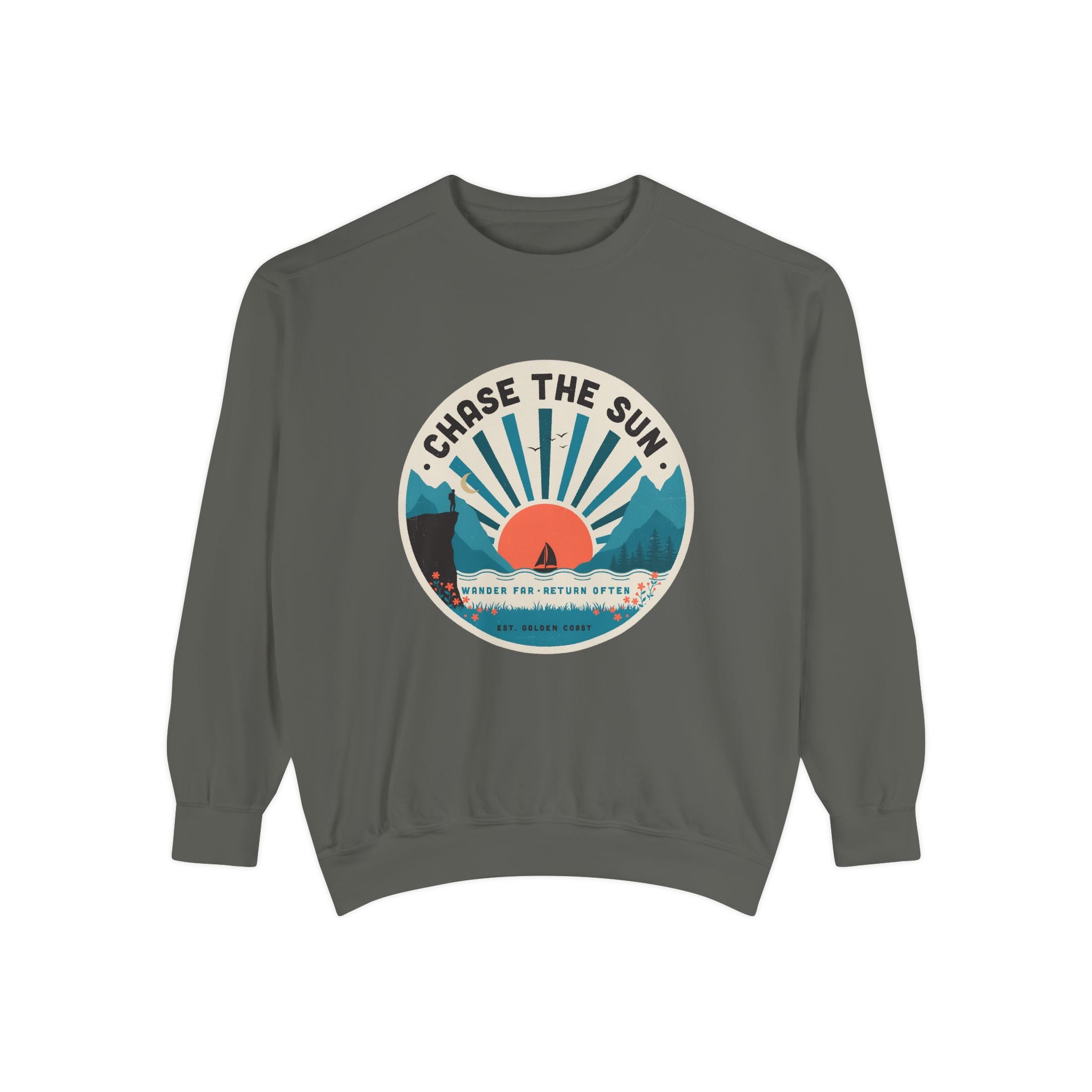 Chase the Sun Vintage Graphic Sweatshirt
