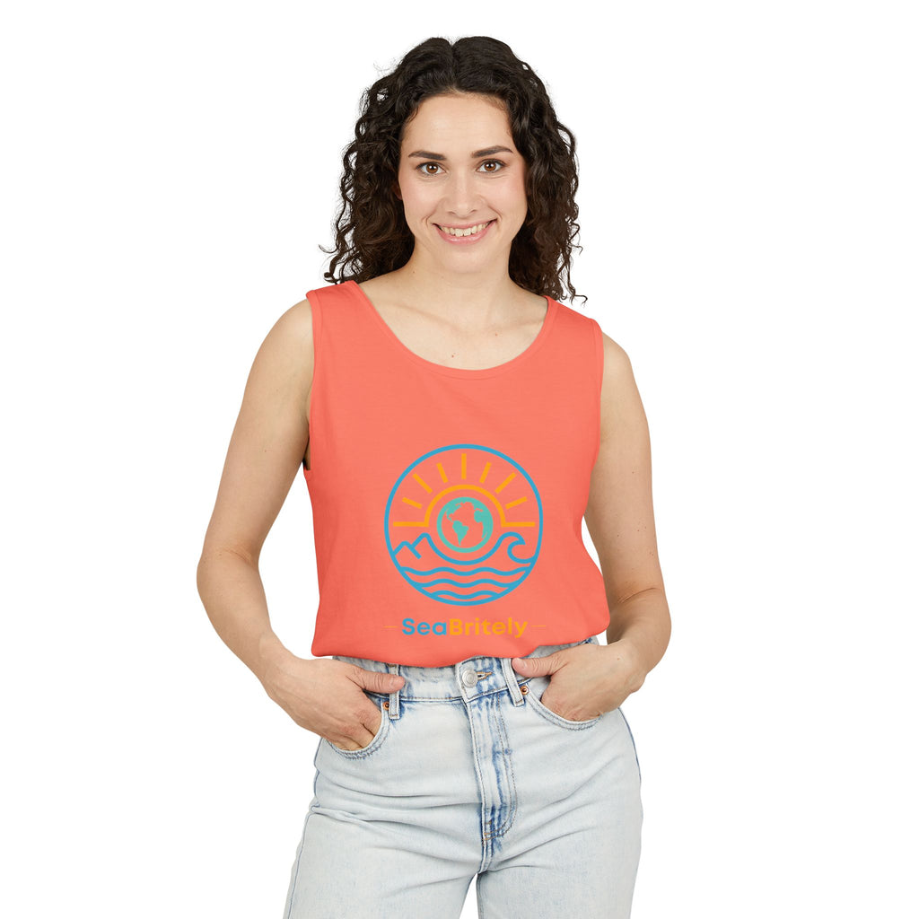SeaBritey Logo Tank Top — Eco Surf Vibes Graphic Tank