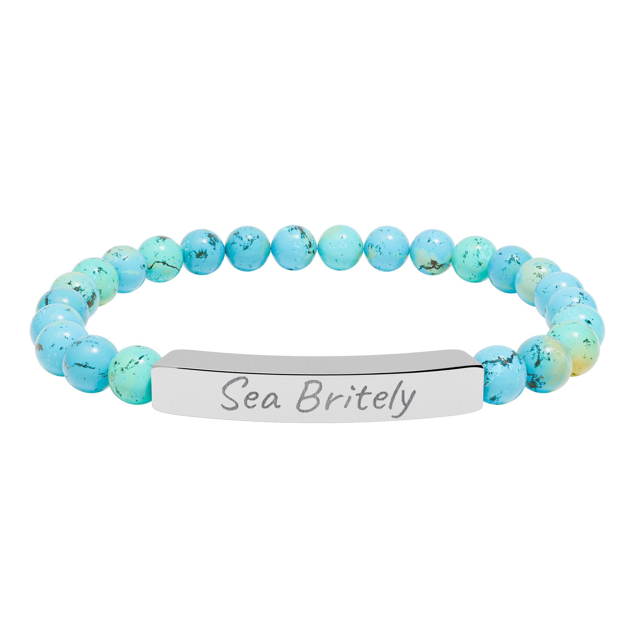 Sea Britely Natural Stone Stretch Bracelet