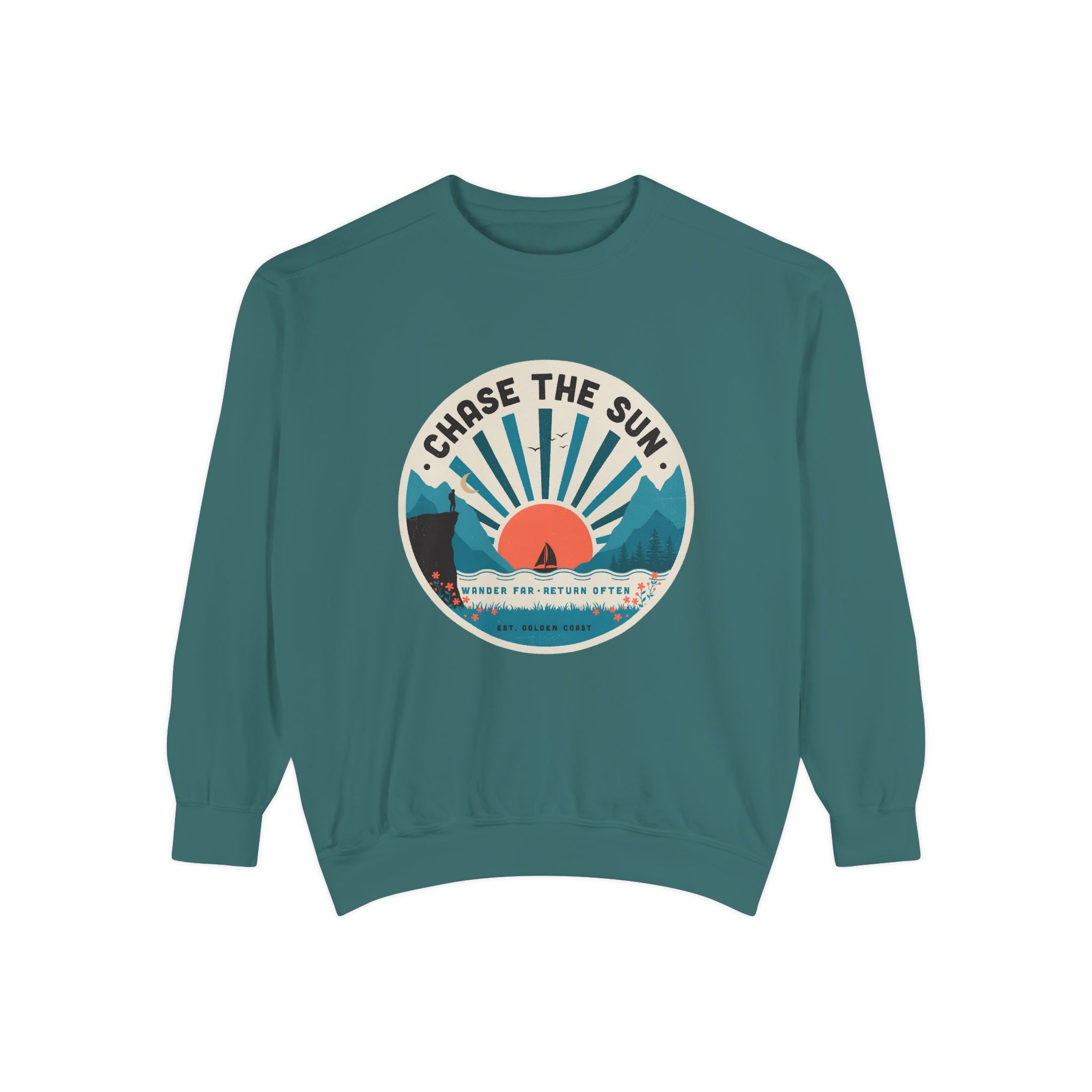 Chase the Sun Vintage Graphic Sweatshirt