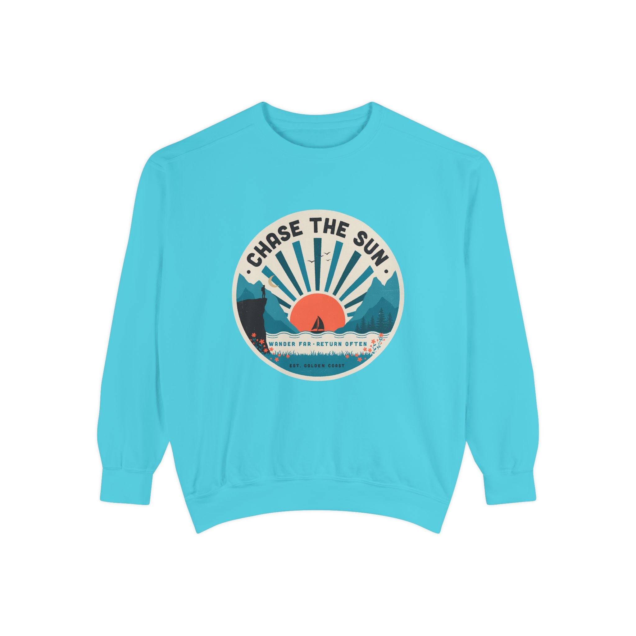 Chase the Sun Vintage Graphic Sweatshirt