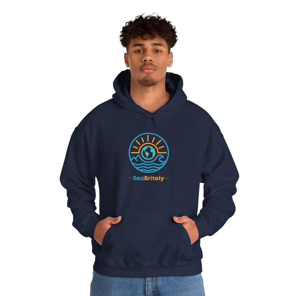 Coastal Calm Hoodie —  Cotton Blend Pullover