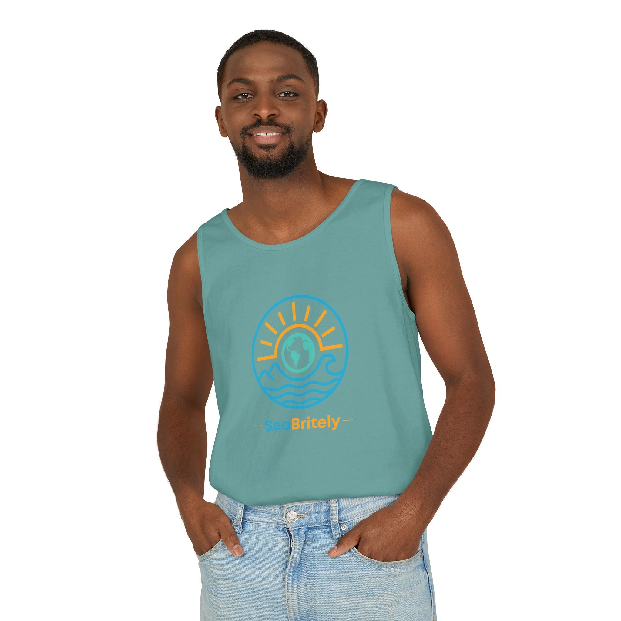 SeaBritey Logo Tank Top — Eco Surf Vibes Graphic Tank