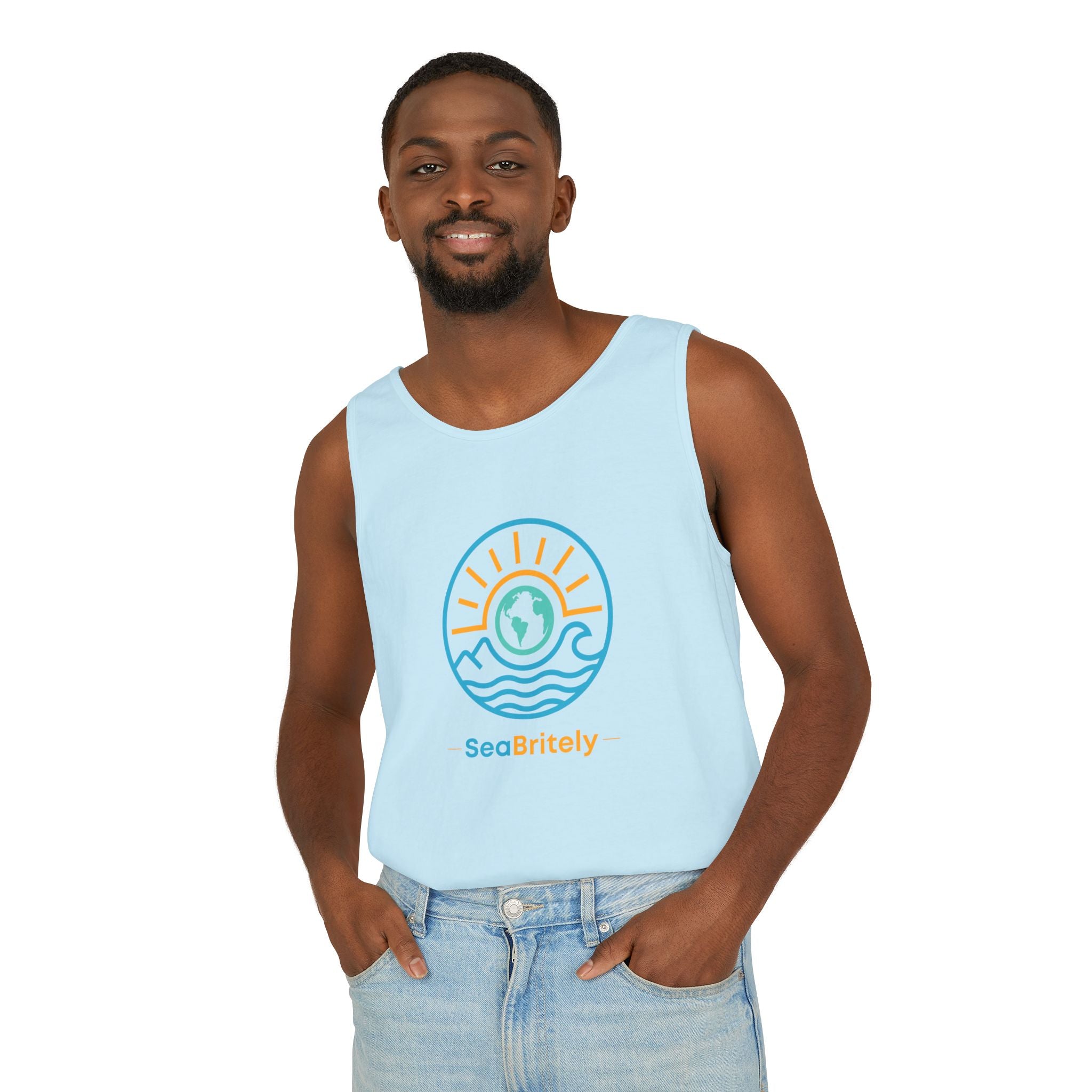 SeaBritey Logo Tank Top — Eco Surf Vibes Graphic Tank
