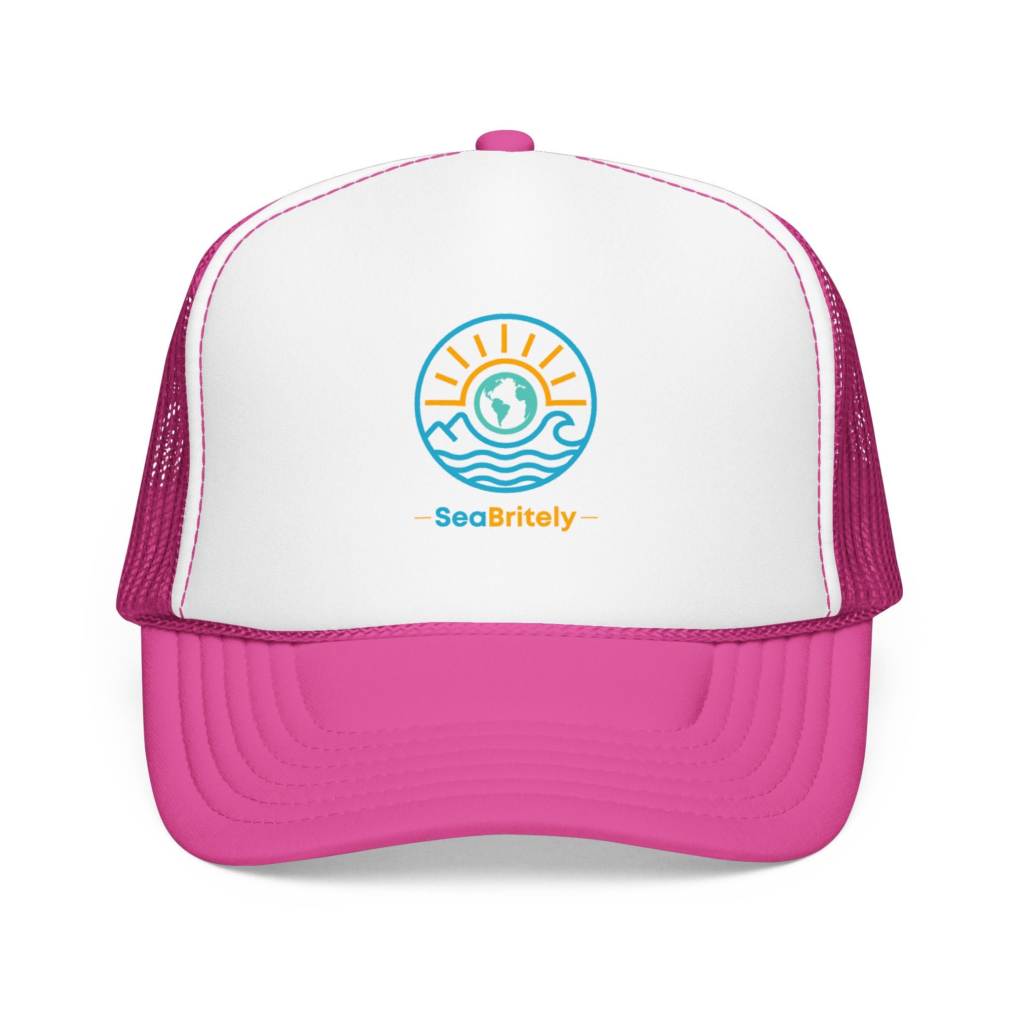 Sunrise Wave Trucker Cap - Foam Trucker Hat