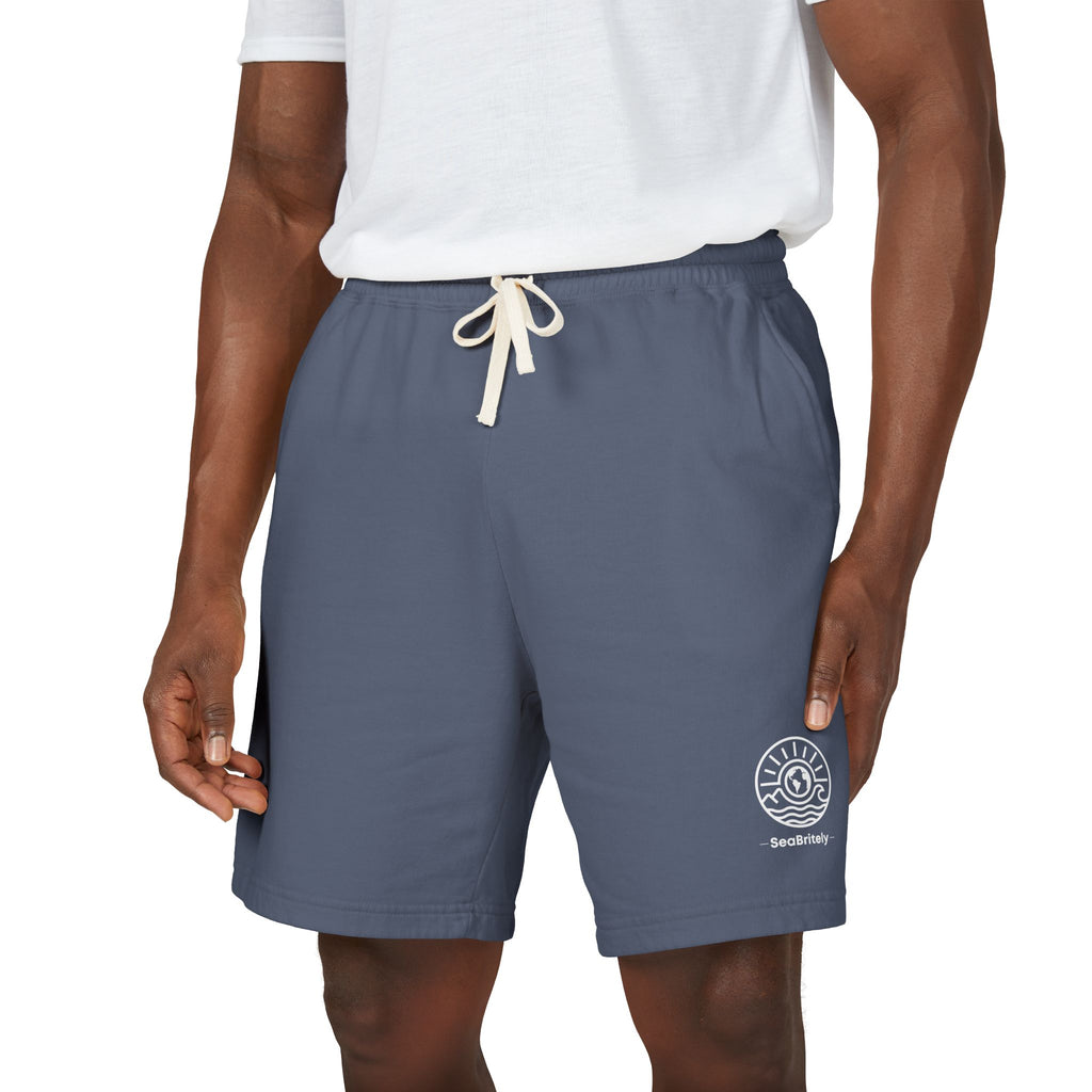 Lightweight Fleece Sweat Shorts — Garment-Dyed Casual Lounge Shorts