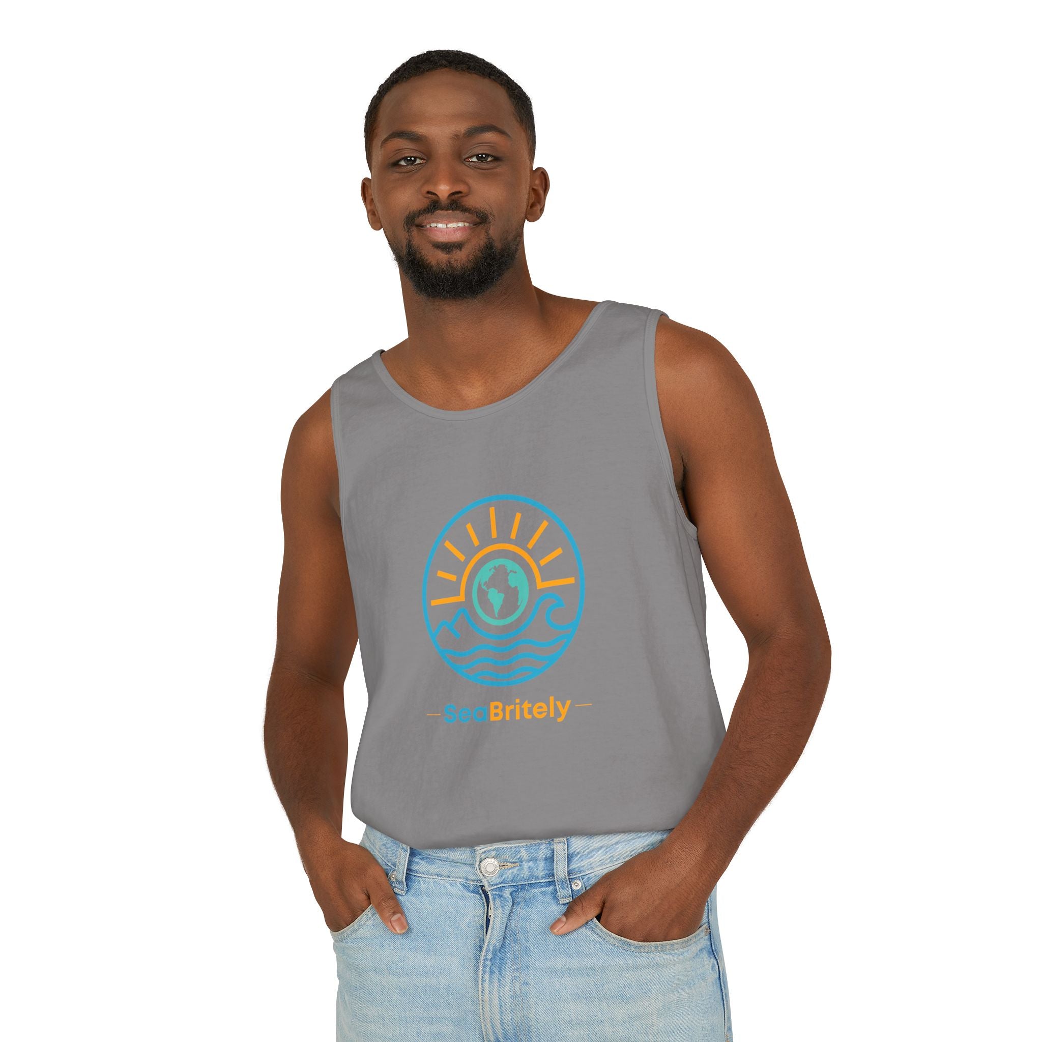 SeaBritey Logo Tank Top — Eco Surf Vibes Graphic Tank