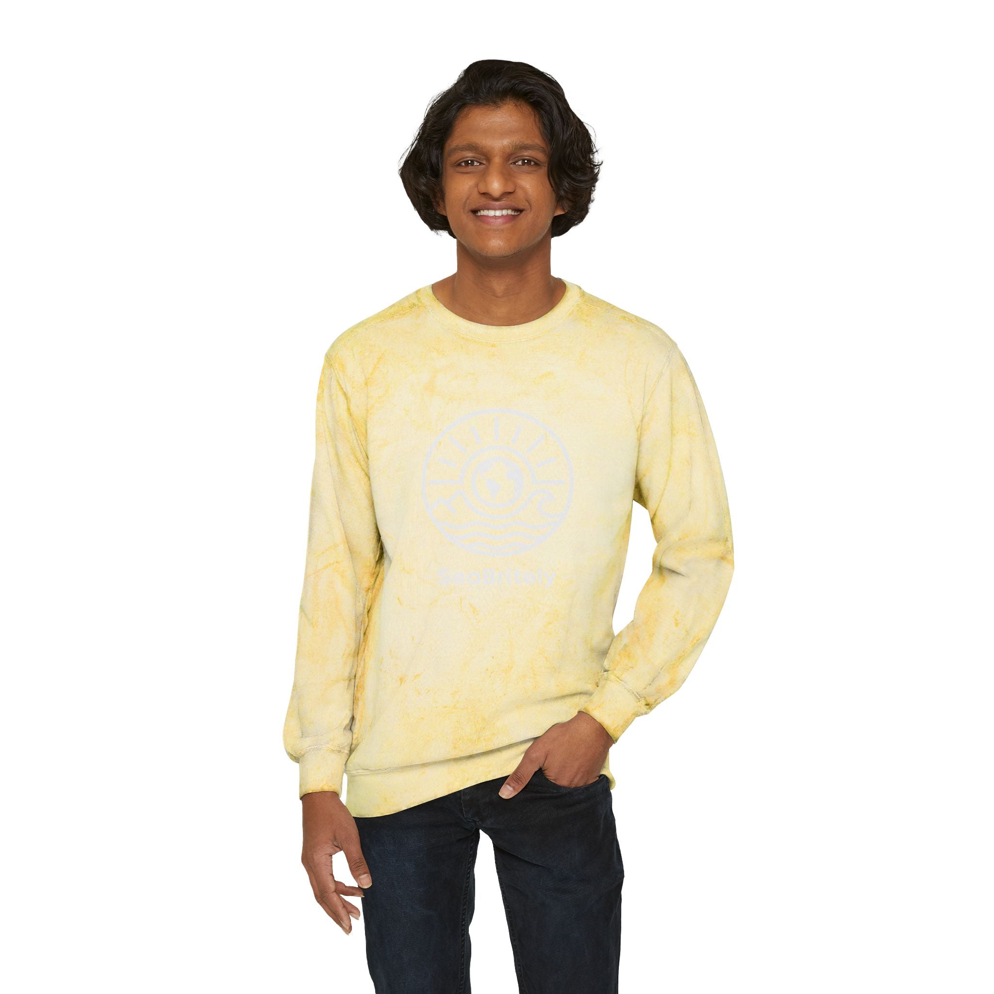 Sea Britely Tie-Dye Crewneck Sweatshirt