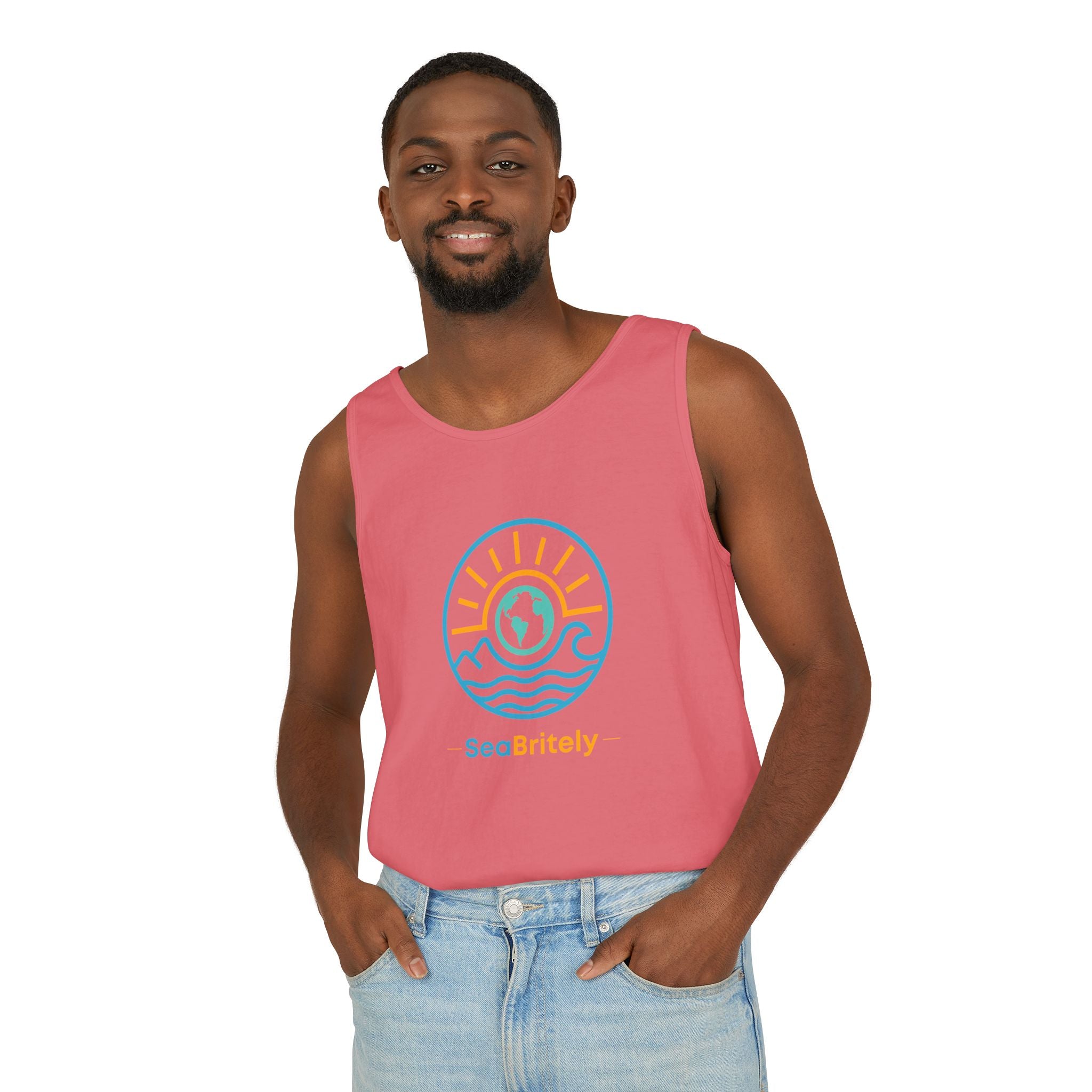 SeaBritey Logo Tank Top — Eco Surf Vibes Graphic Tank