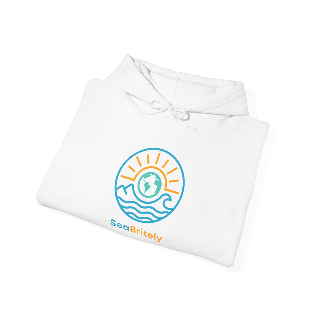 Coastal Calm Hoodie —  Cotton Blend Pullover
