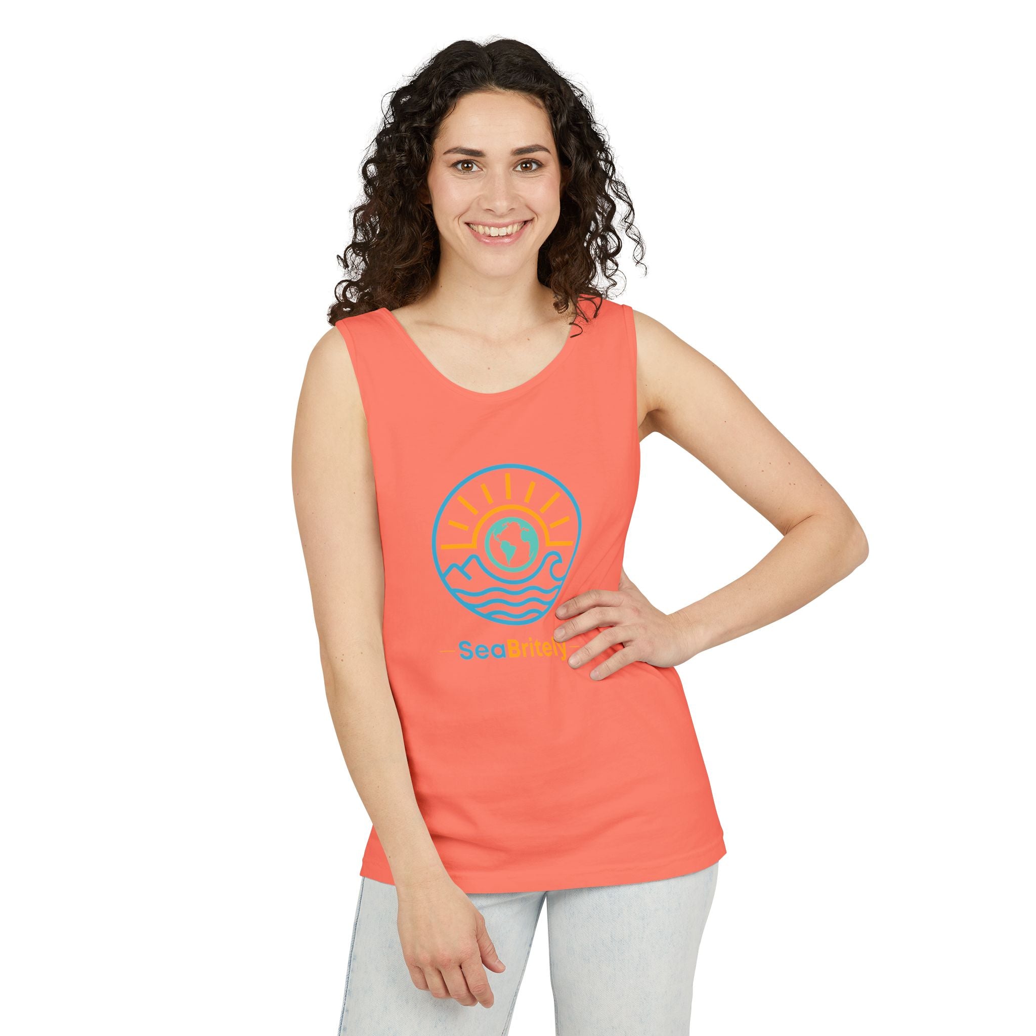 SeaBritey Logo Tank Top — Eco Surf Vibes Graphic Tank
