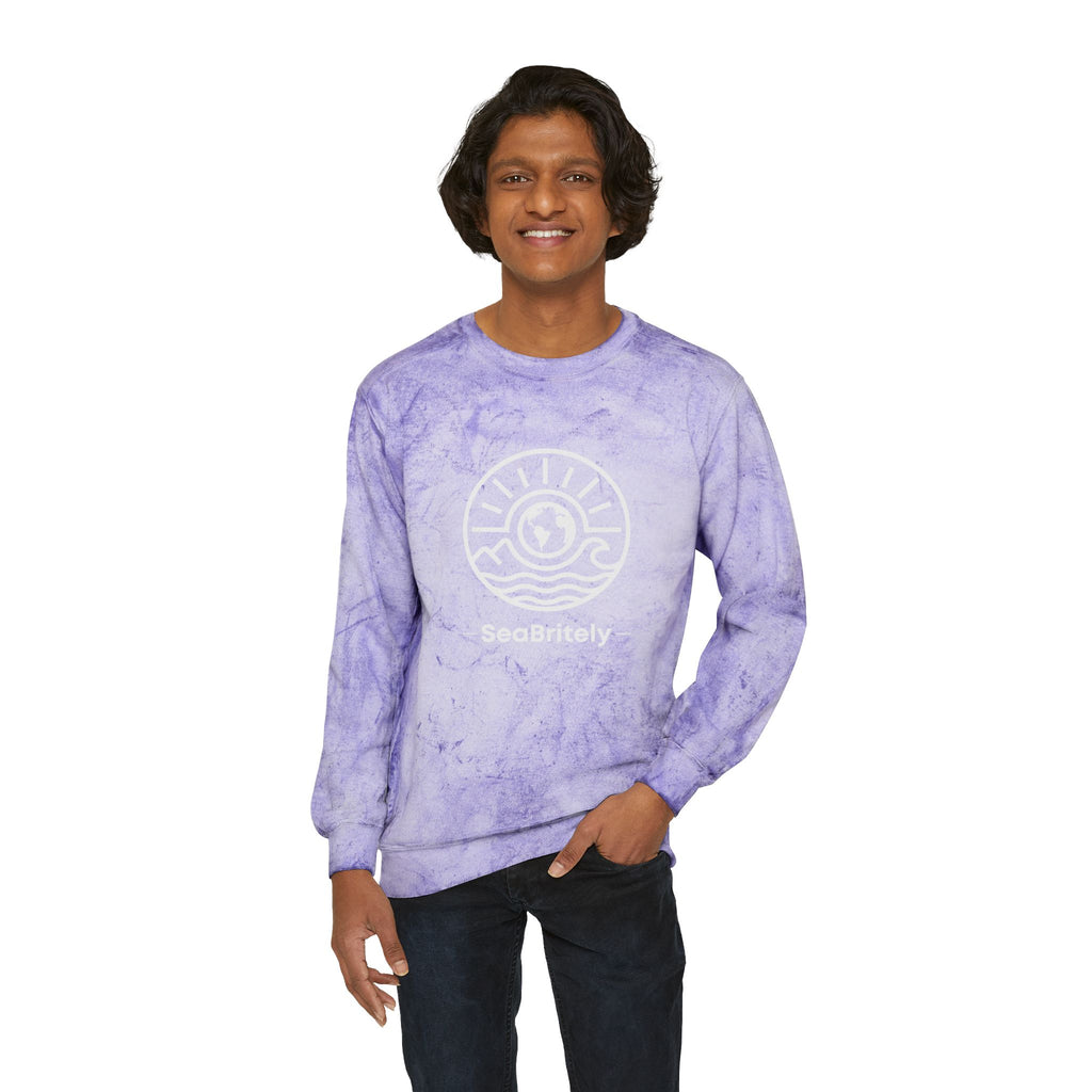 Sea Britely Tie-Dye Crewneck Sweatshirt