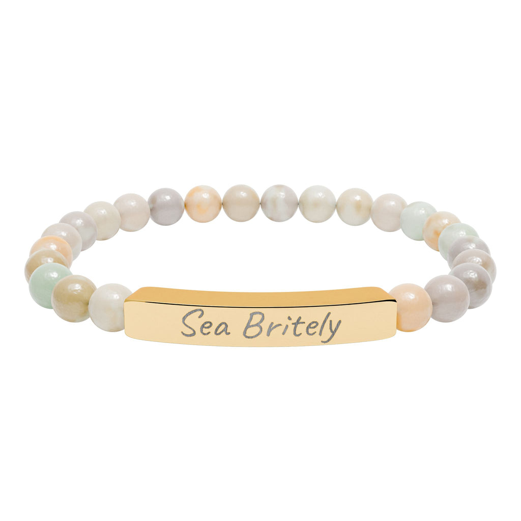 Sea Britely Natural Stone Stretch Bracelet