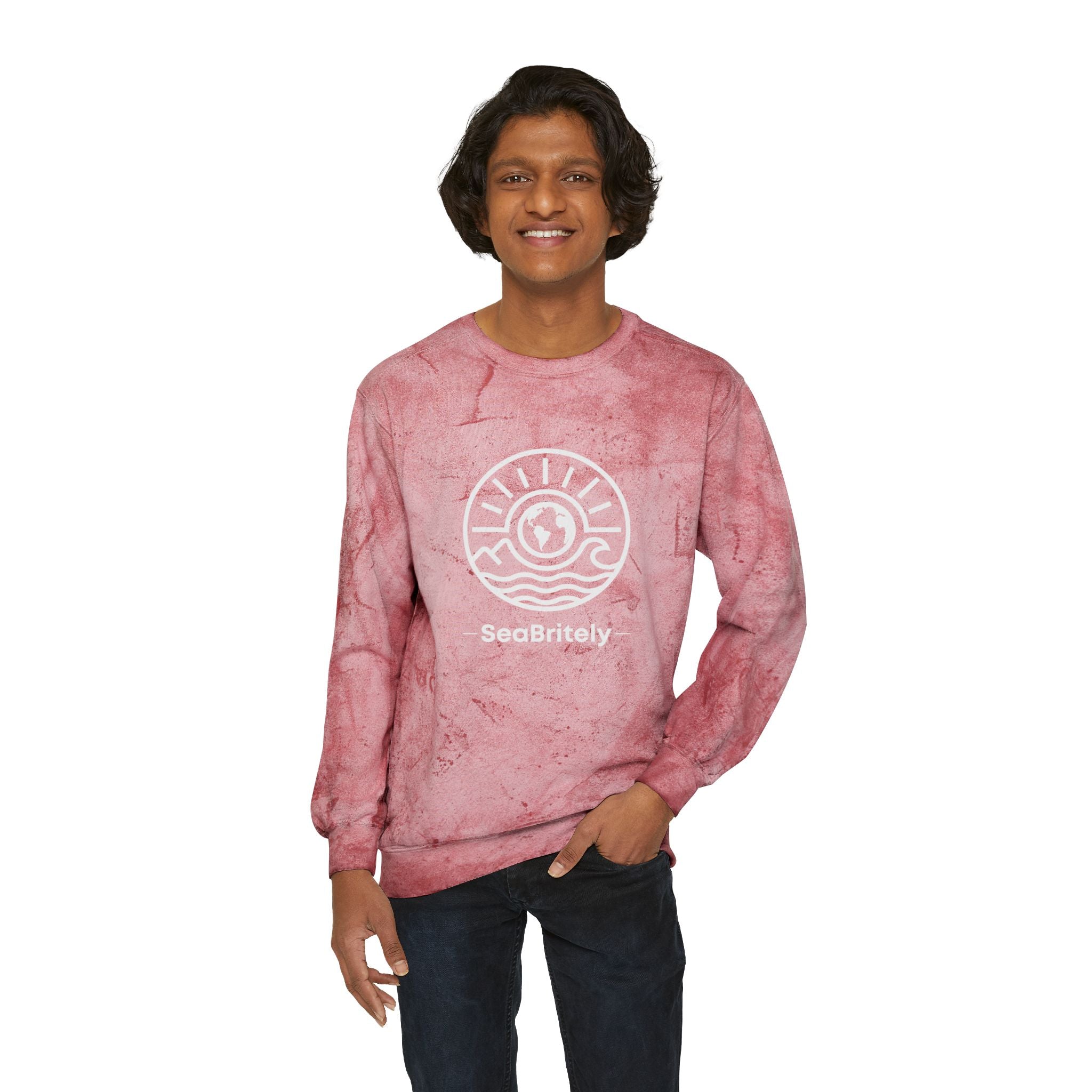 Sea Britely Tie-Dye Crewneck Sweatshirt