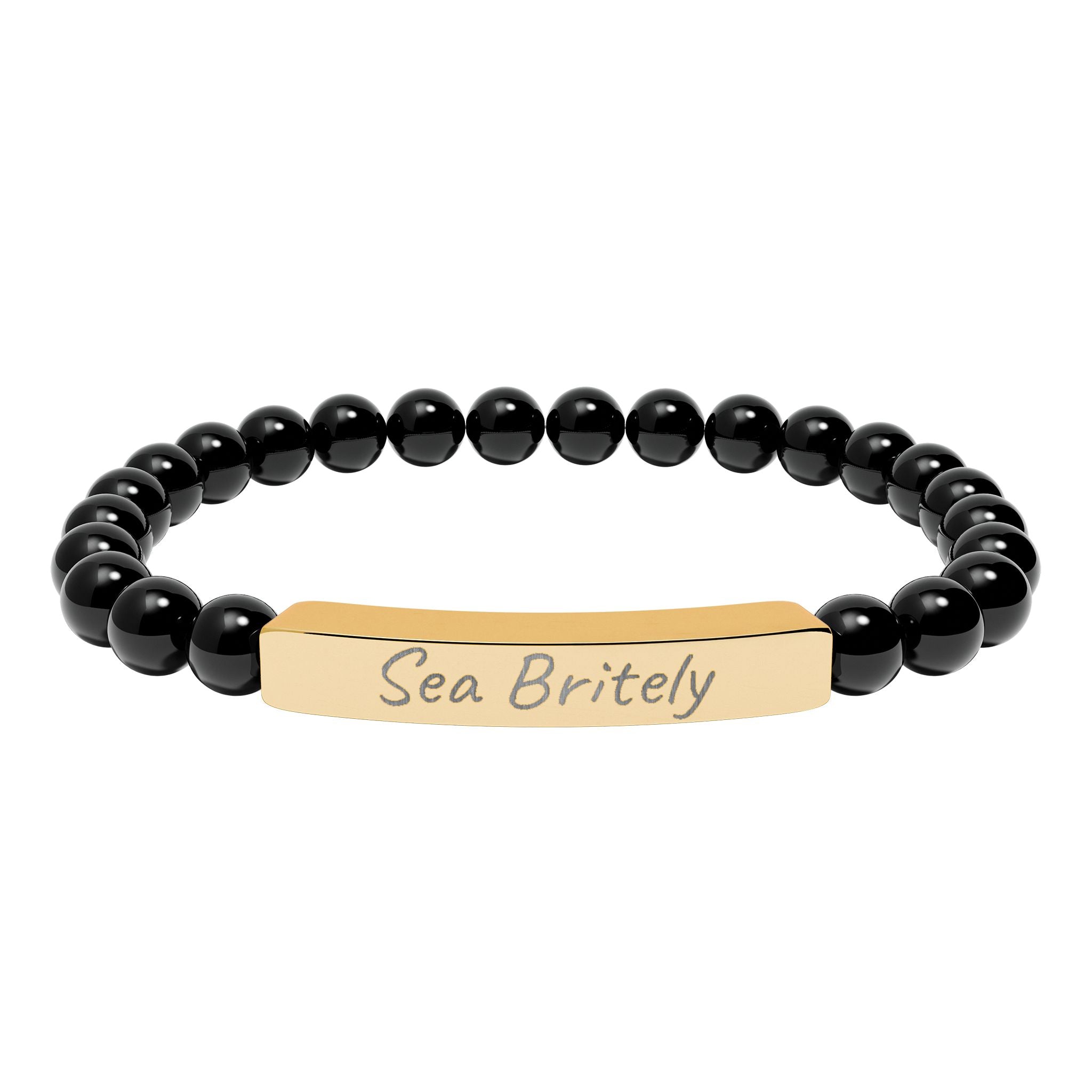 Sea Britely Natural Stone Stretch Bracelet