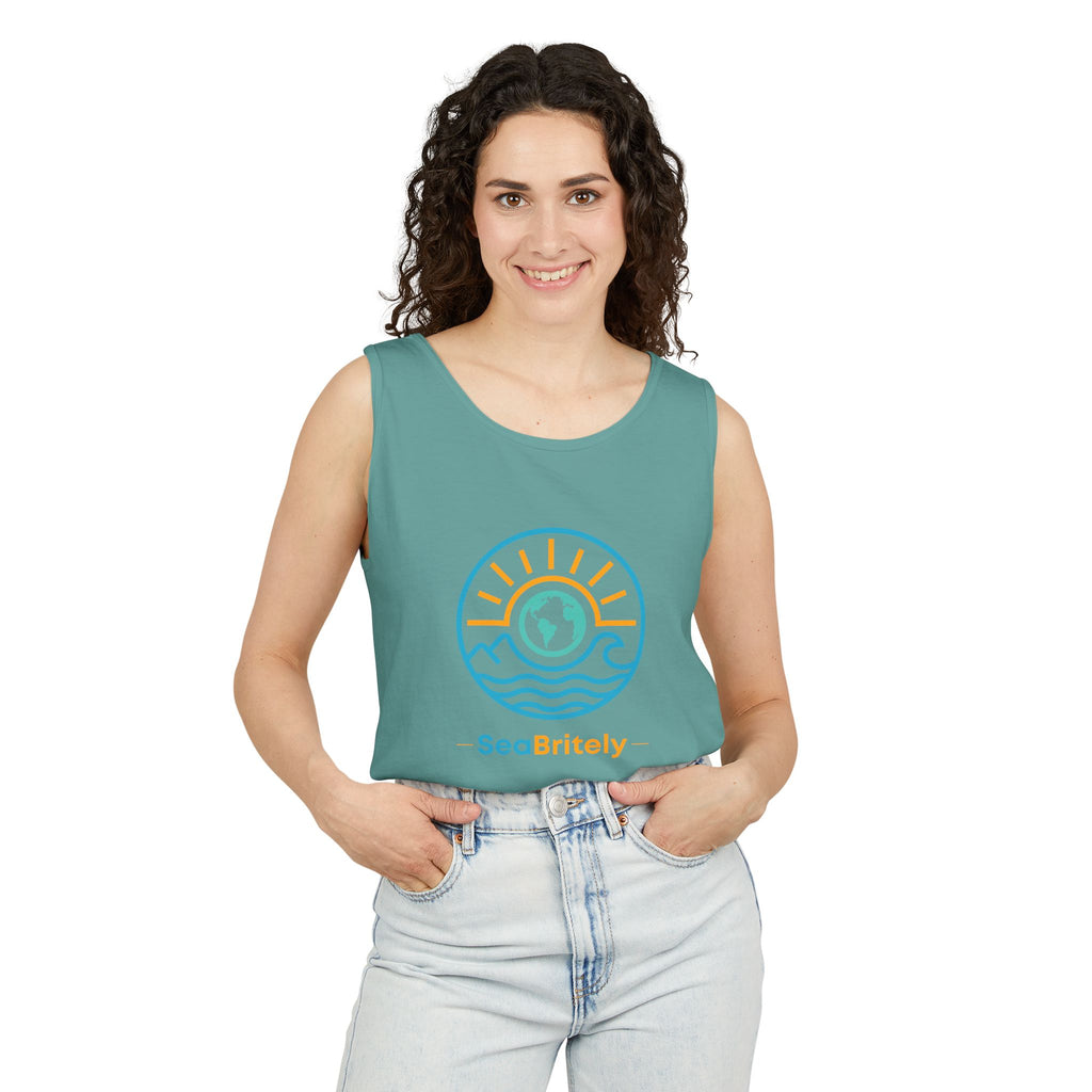 SeaBritey Logo Tank Top — Eco Surf Vibes Graphic Tank