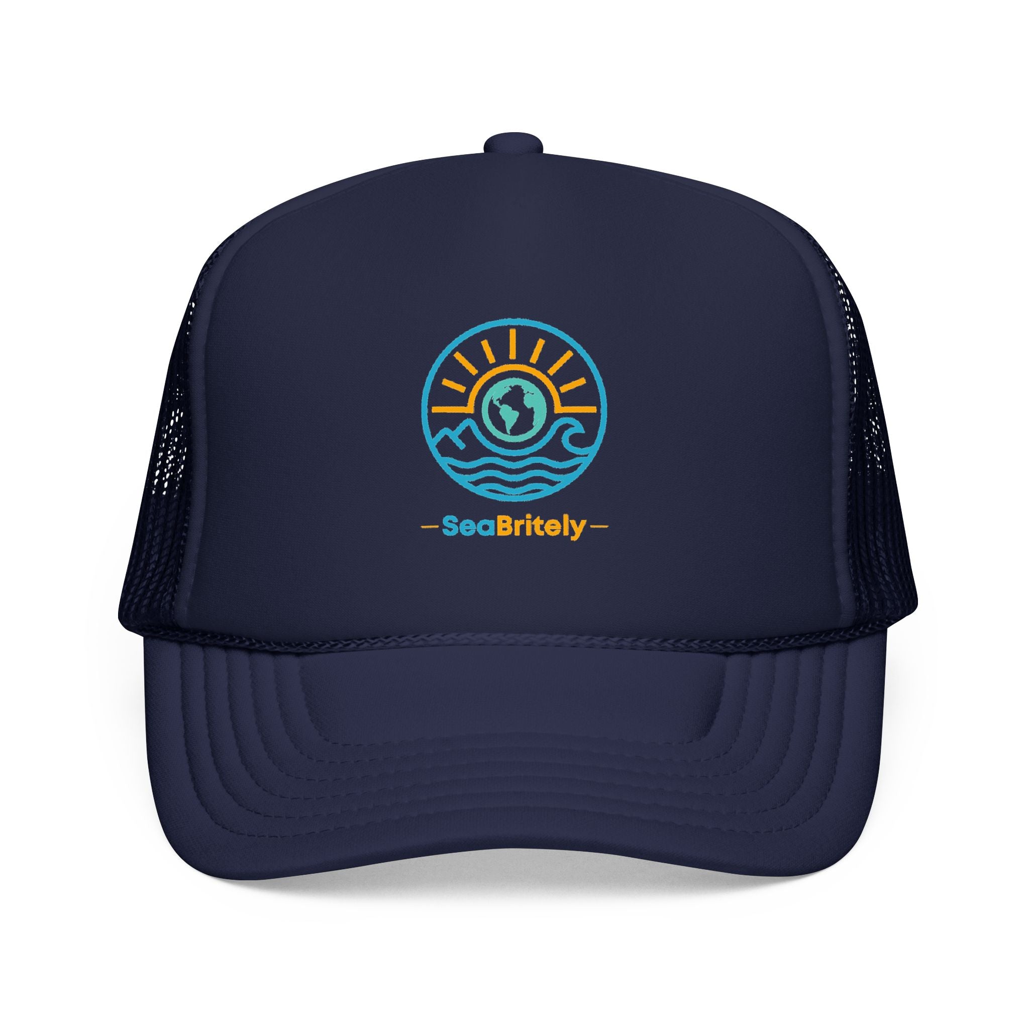 Sunrise Wave Trucker Cap - Foam Trucker Hat