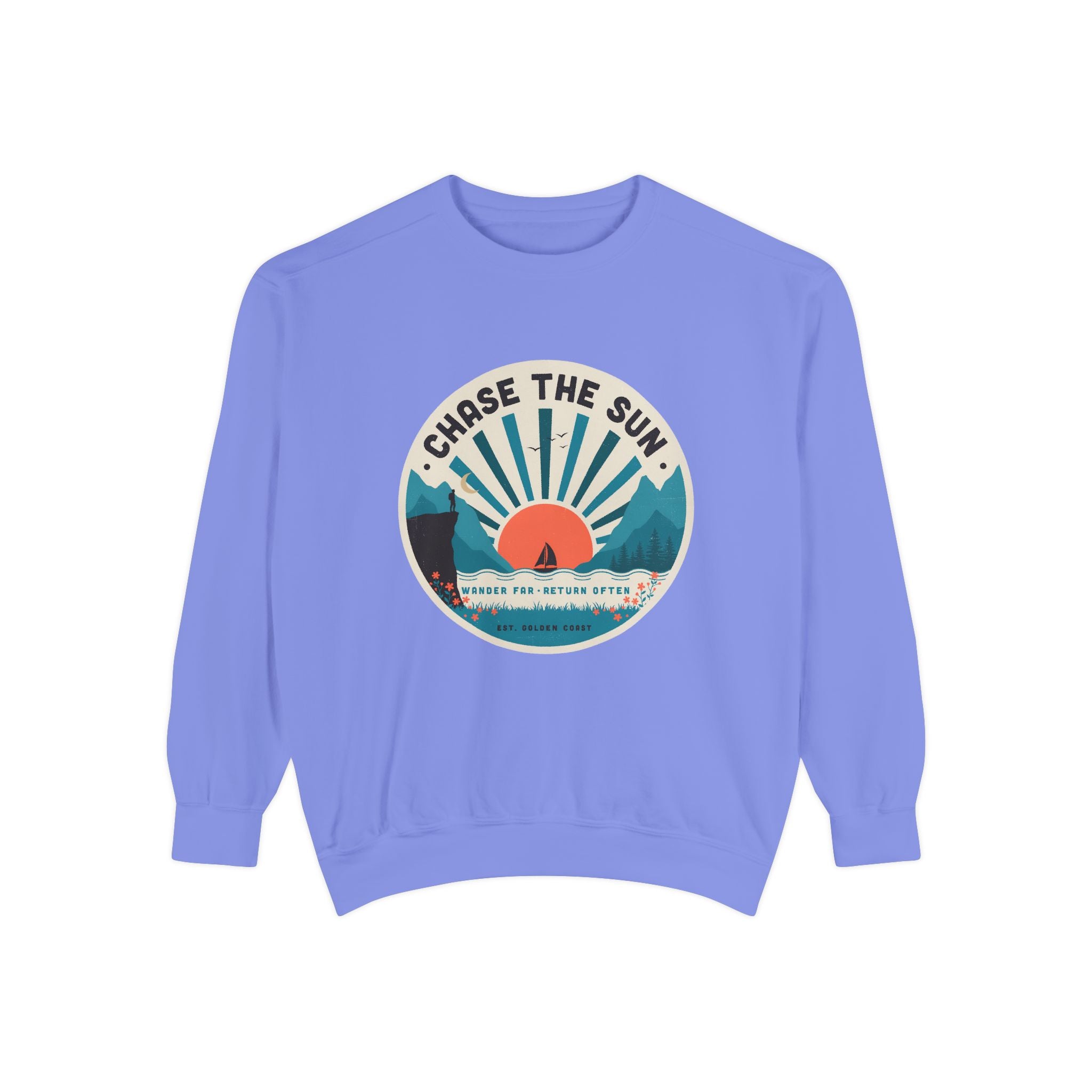 Chase the Sun Vintage Graphic Sweatshirt