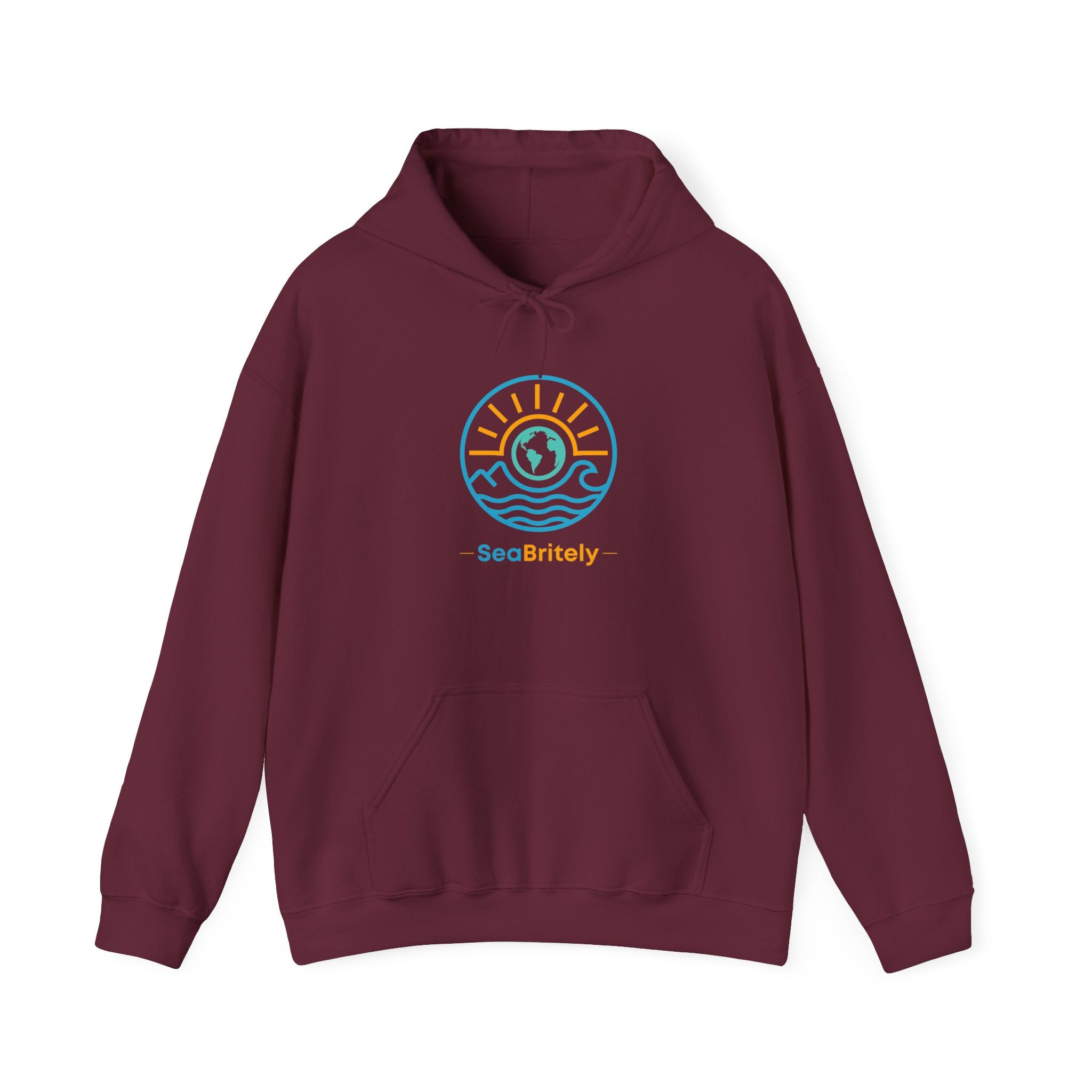 Coastal Calm Hoodie —  Cotton Blend Pullover