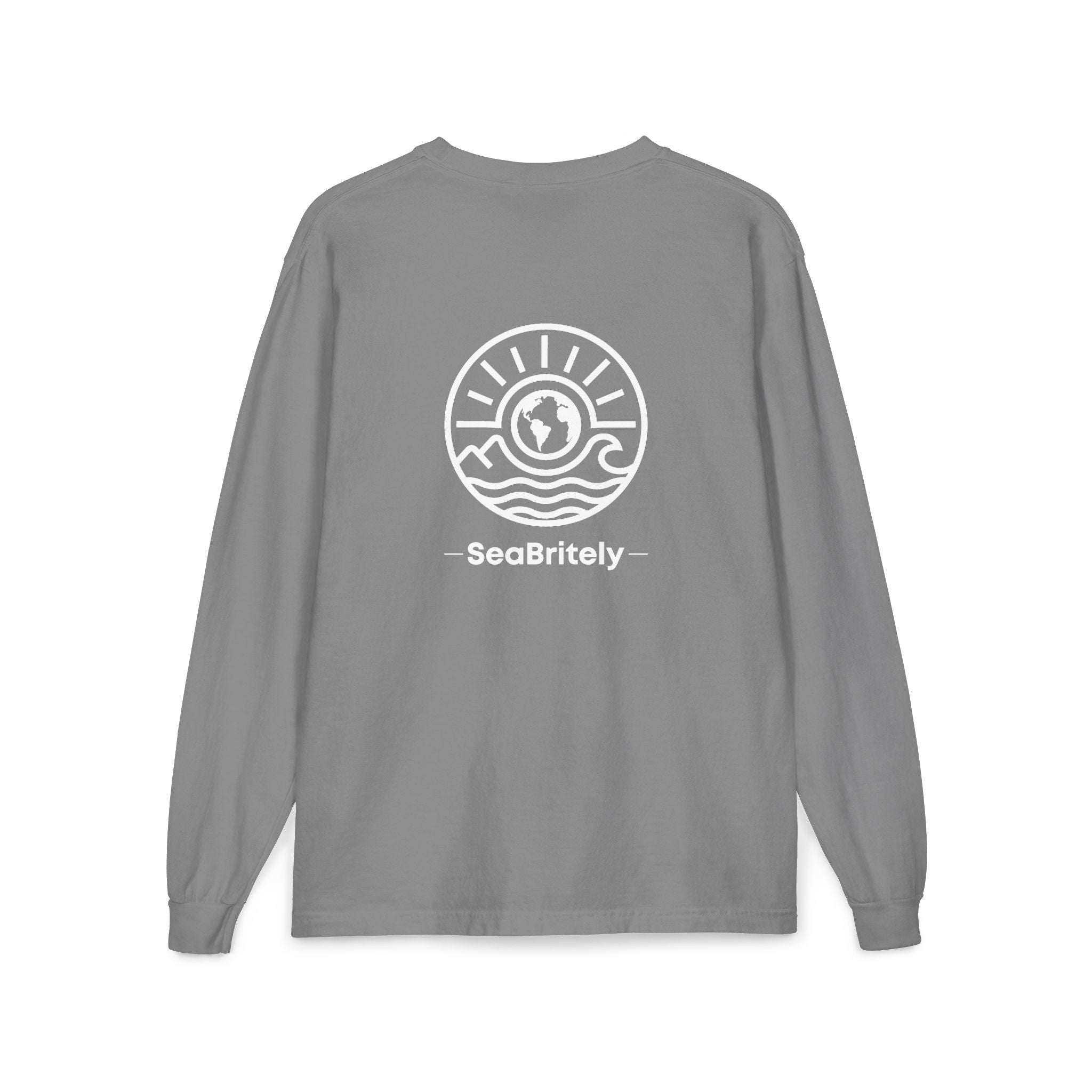 Long Sleeve Pocket T-Shirt — Classic White Cotton Tee