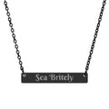 Sea Britely Horizontal Bar Necklace