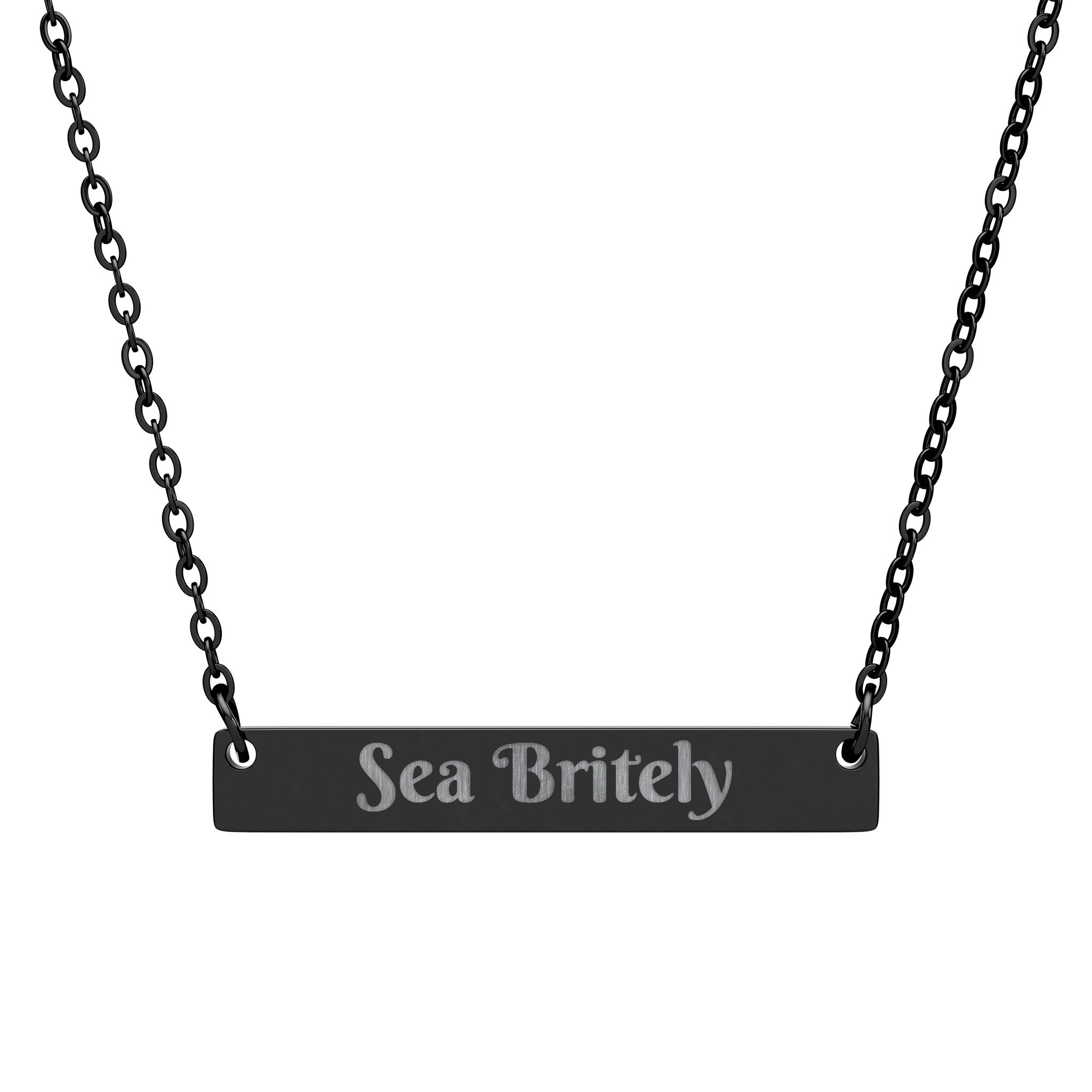 Sea Britely Horizontal Bar Necklace