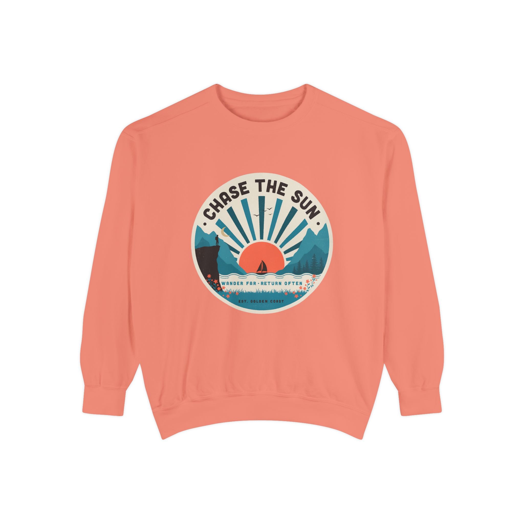 Chase the Sun Vintage Graphic Sweatshirt