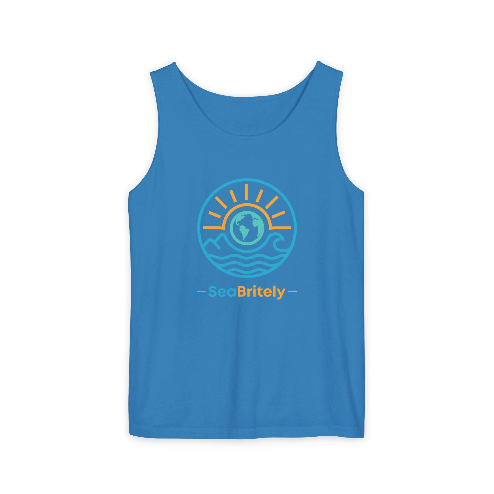 SeaBritey Logo Tank Top — Eco Surf Vibes Graphic Tank