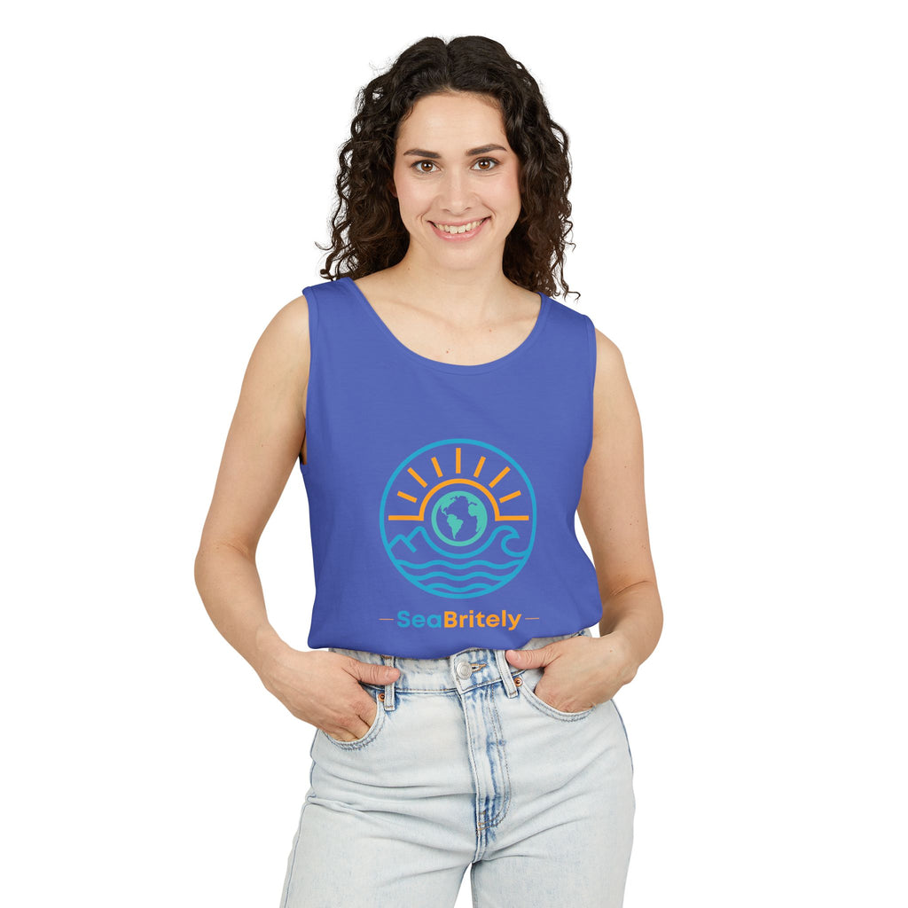 SeaBritey Logo Tank Top — Eco Surf Vibes Graphic Tank